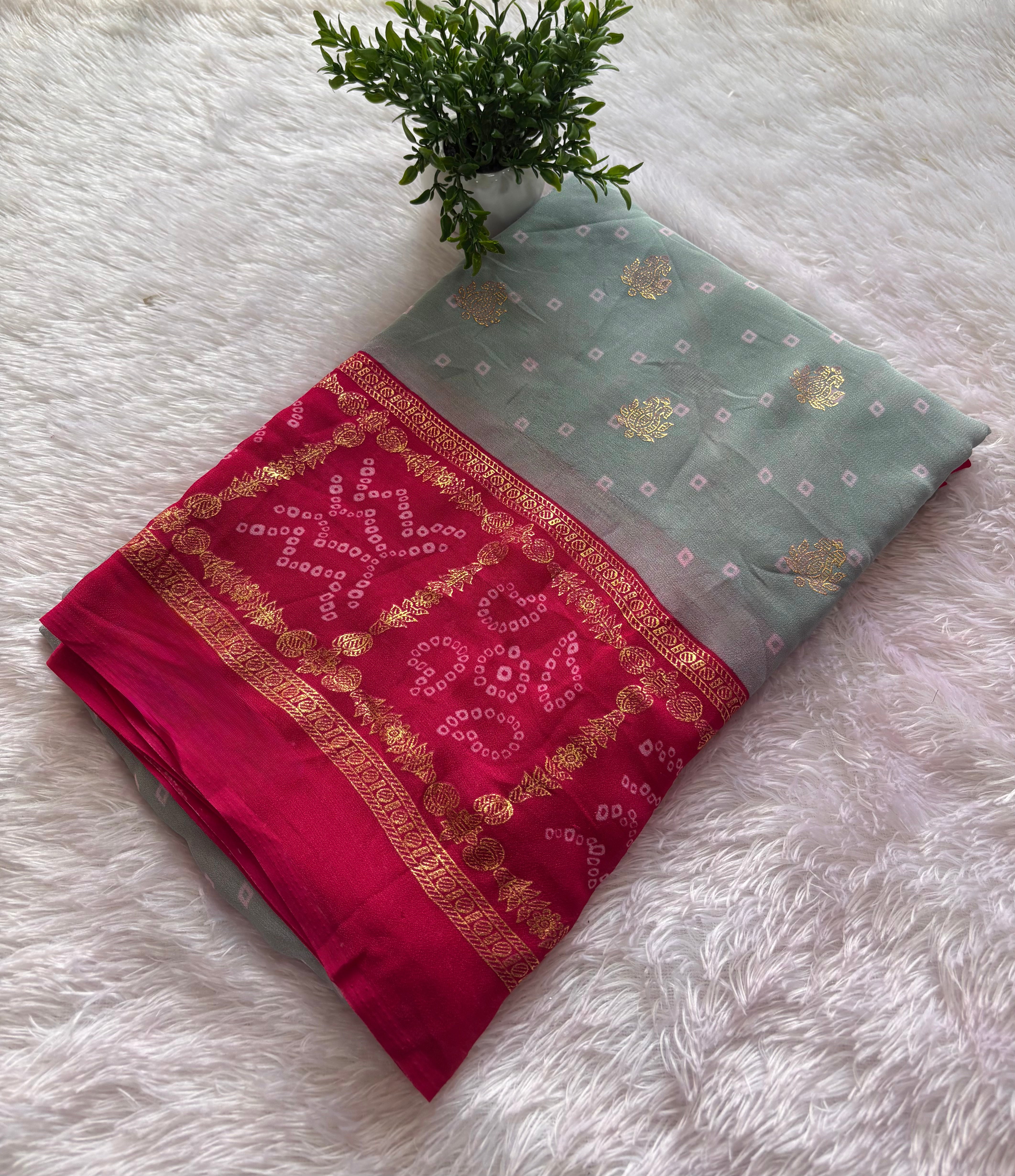 Bandhani Saree PC336