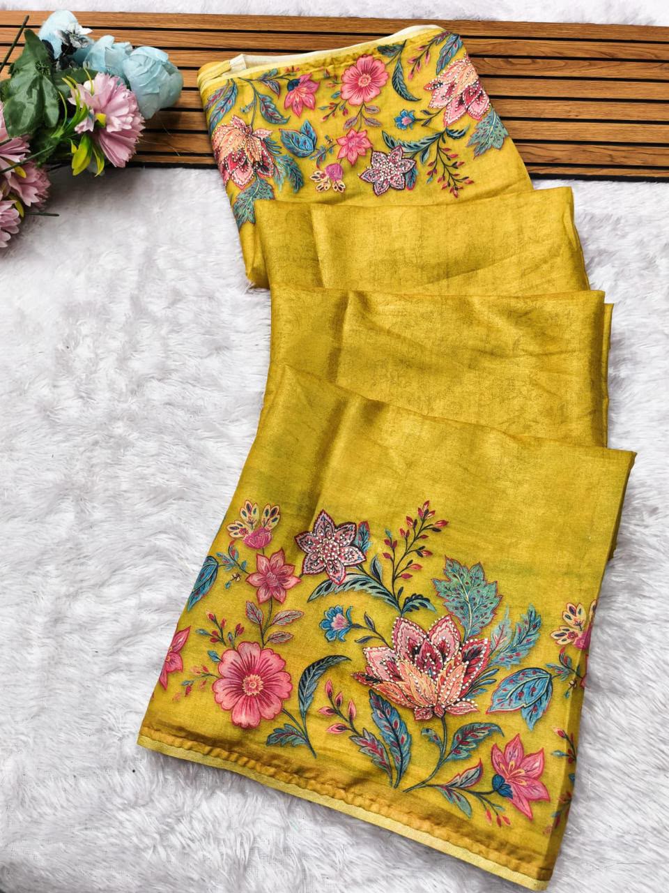 position print saree Pc-1552