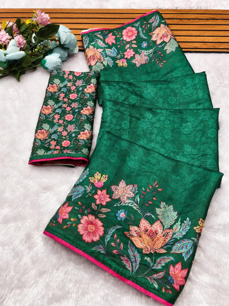 position print saree Pc-1552