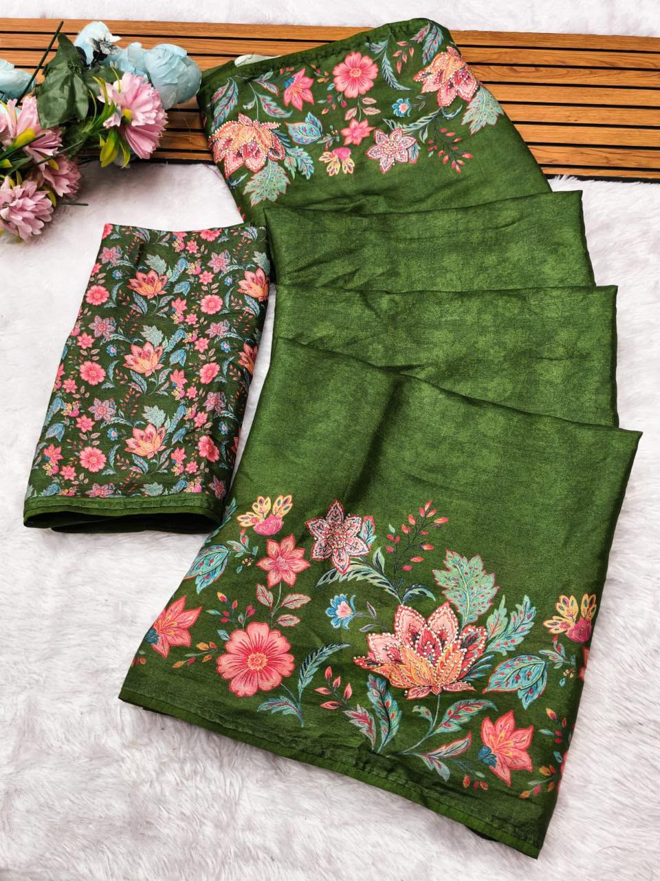 position print saree Pc-1552