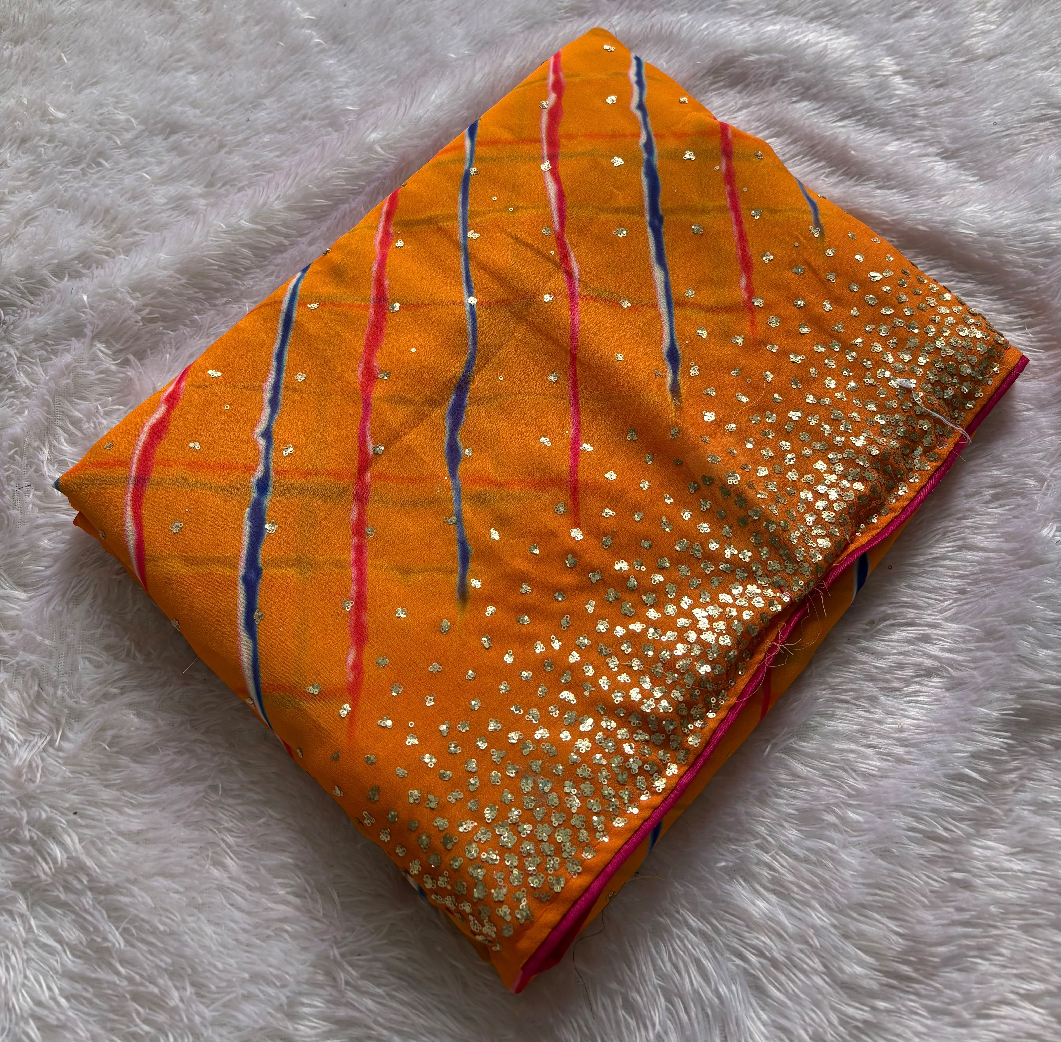 Printed leheriya saree pc-1515