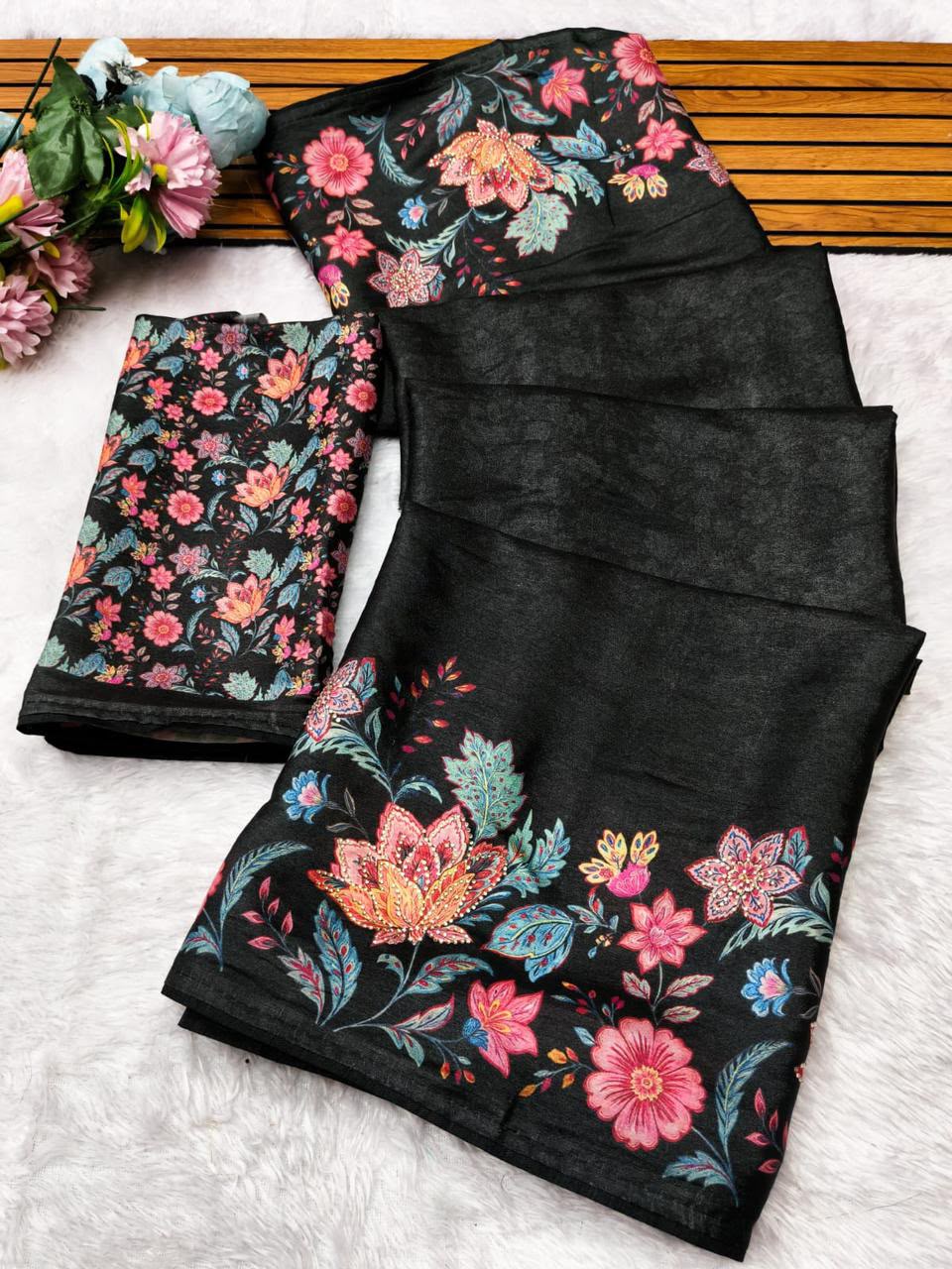 position print saree Pc-1552