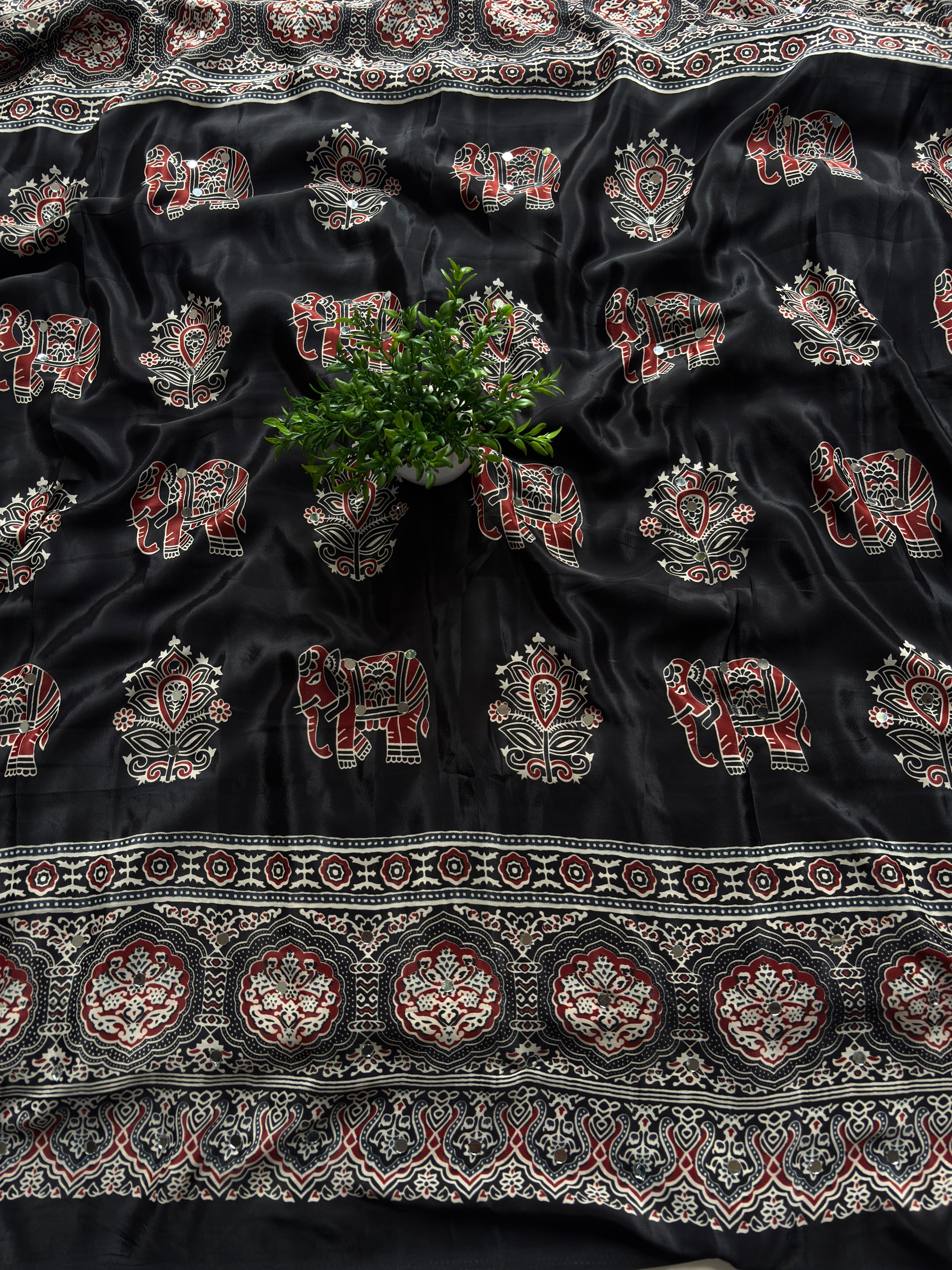 AJRAKH SAREE PC-1570