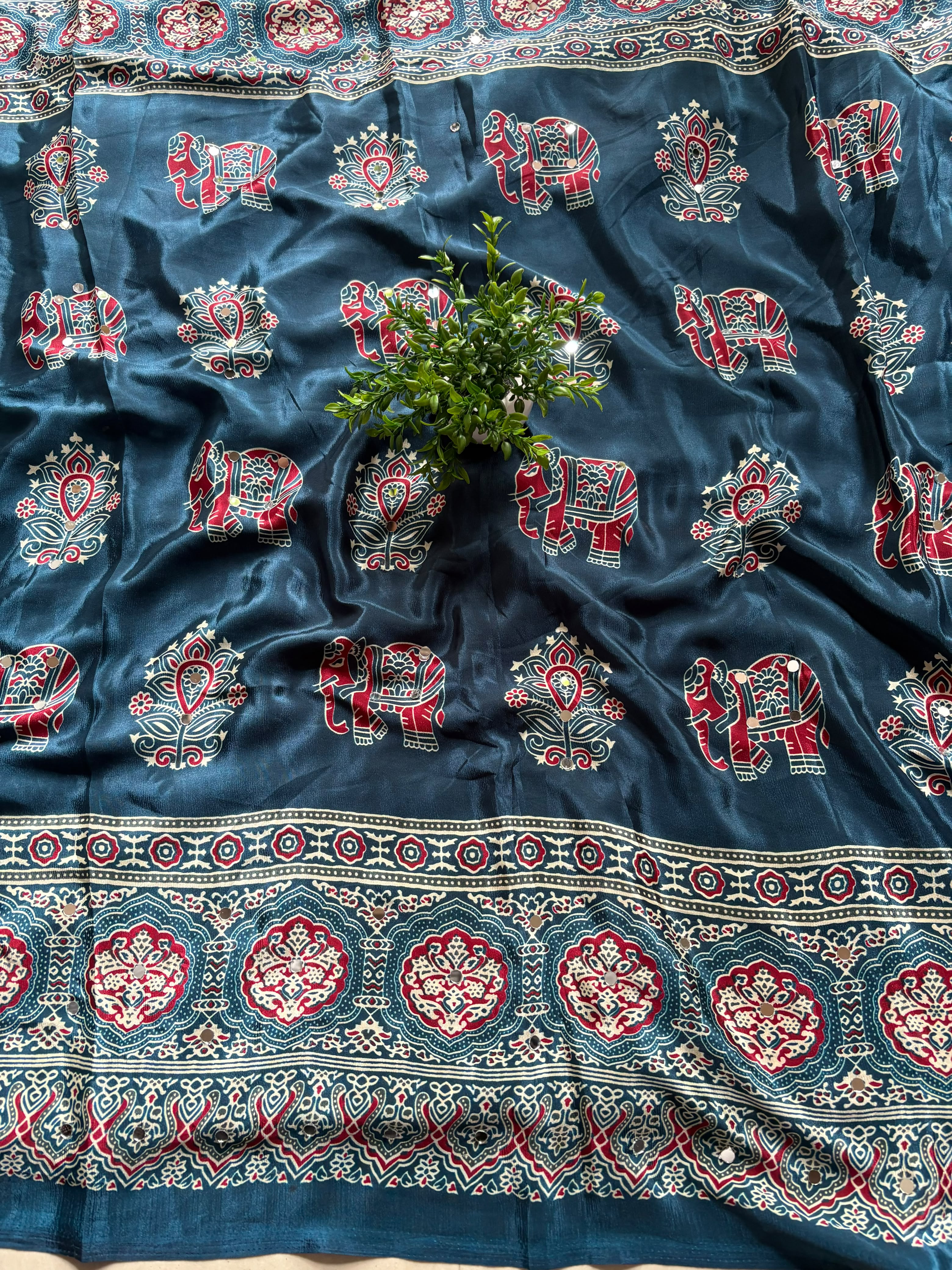 AJRAKH SAREE PC-1570