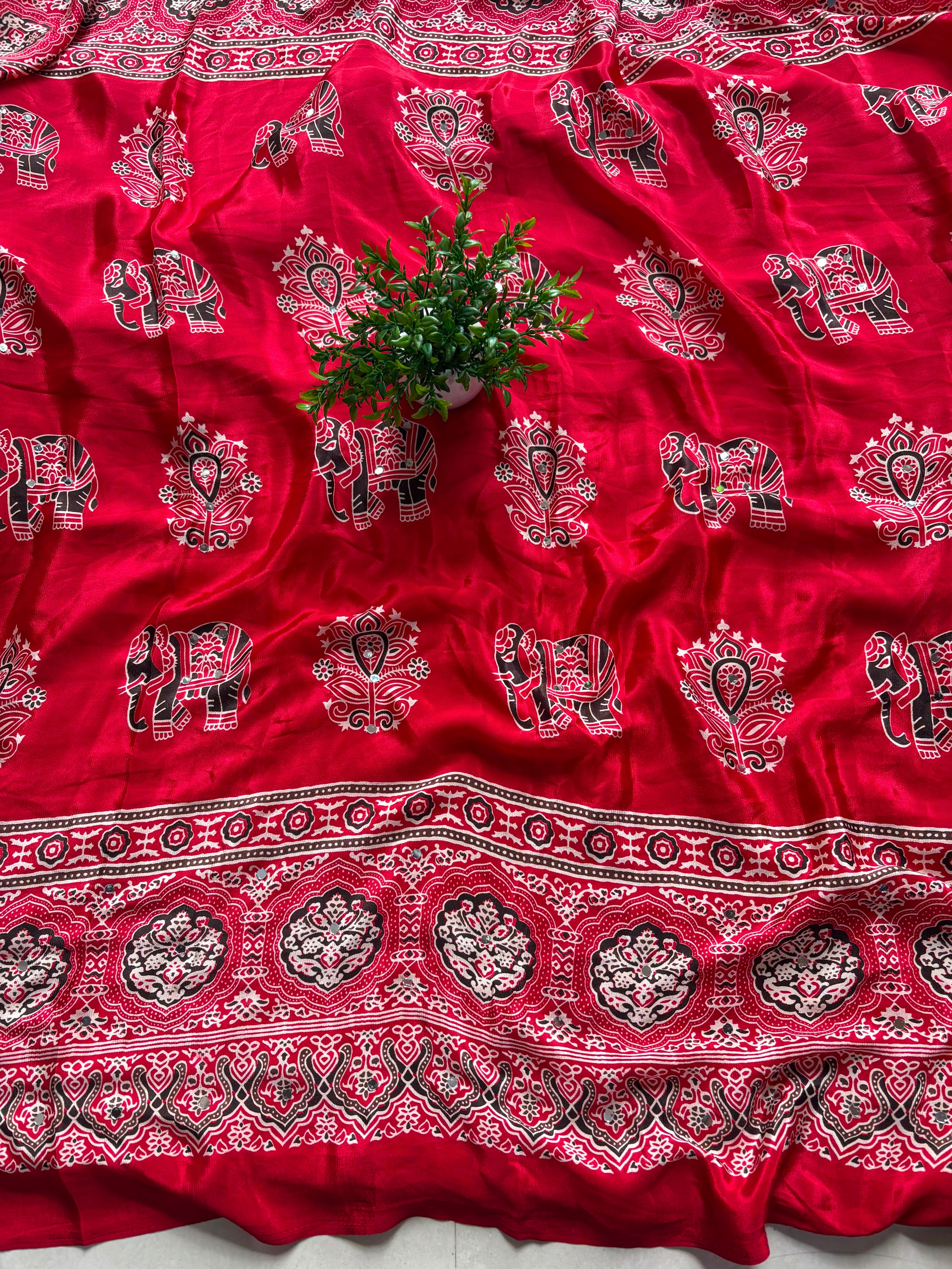 AJRAKH SAREE PC-1570