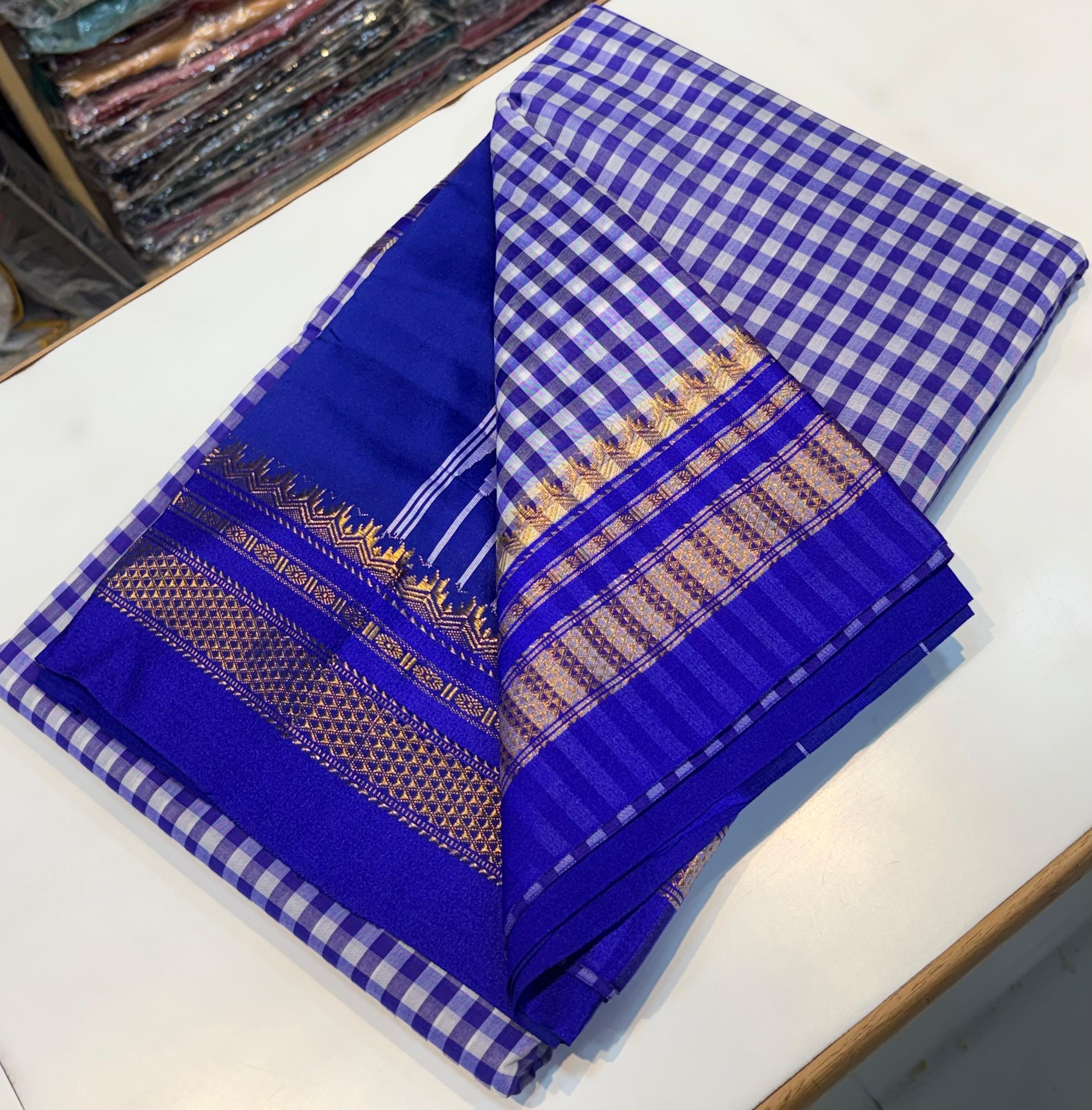 IRKAL CHECKS SAREE PC-1571