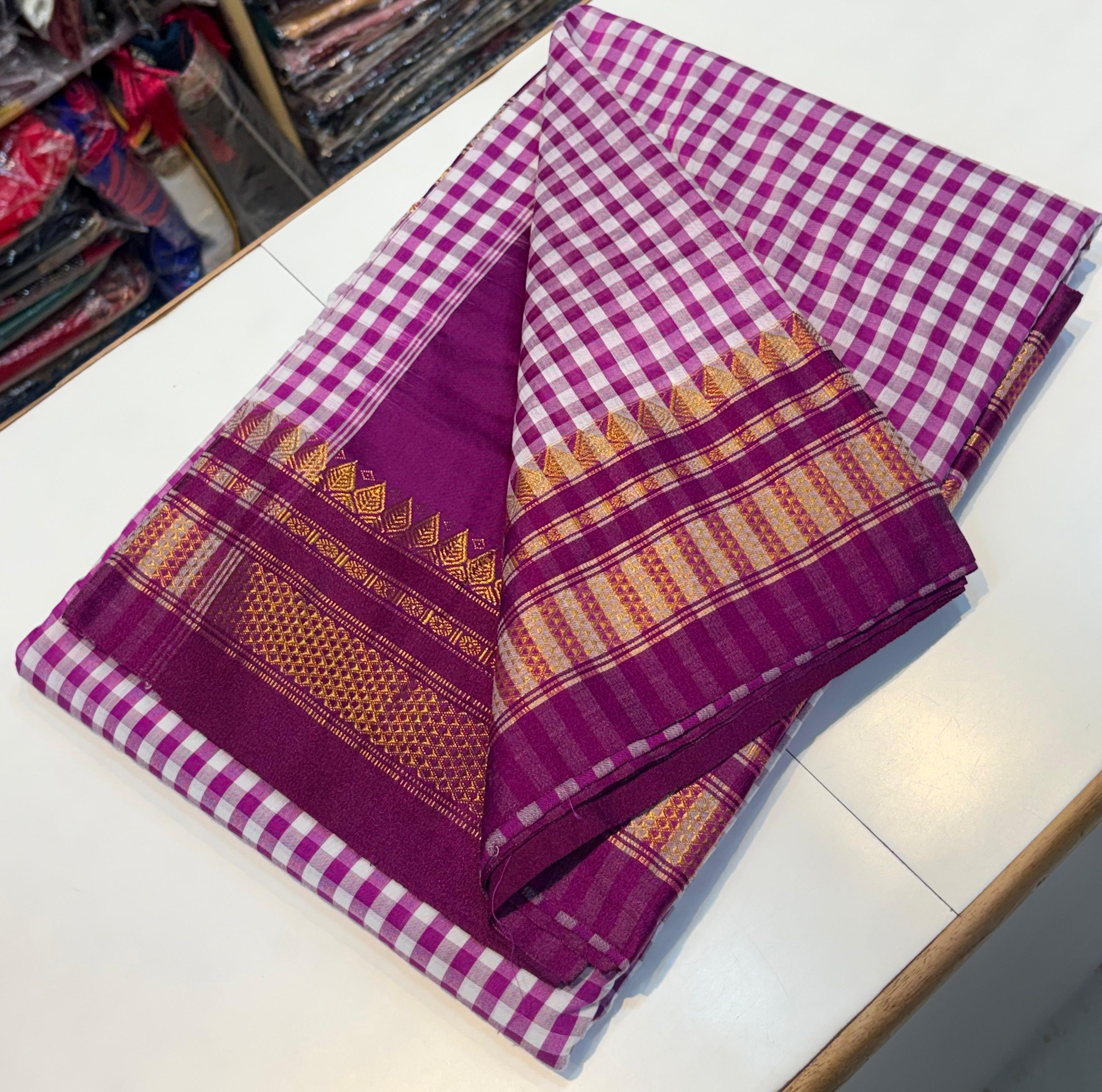 IRKAL CHECKS SAREE PC-1571