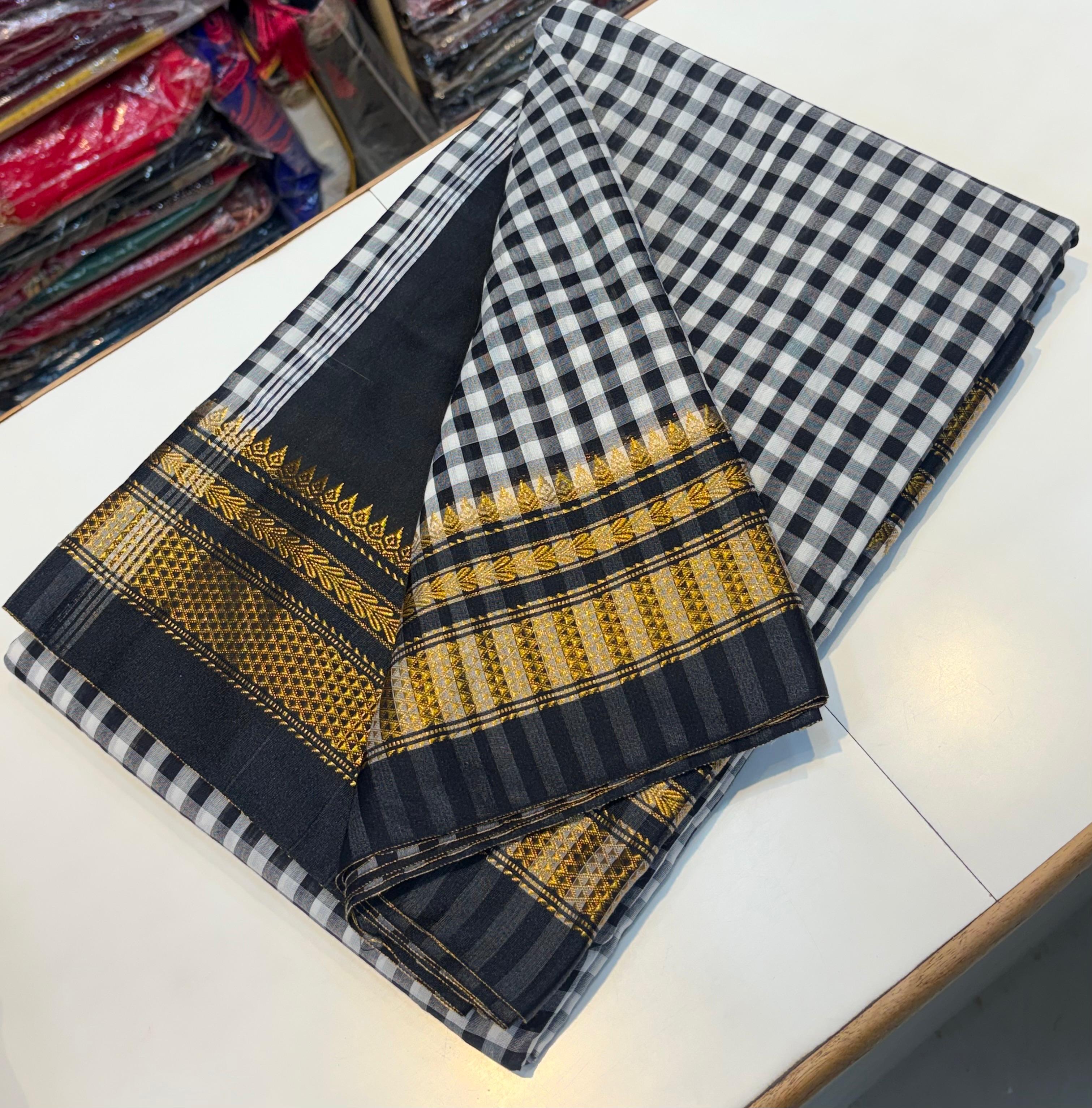 IRKAL CHECKS SAREE PC-1571