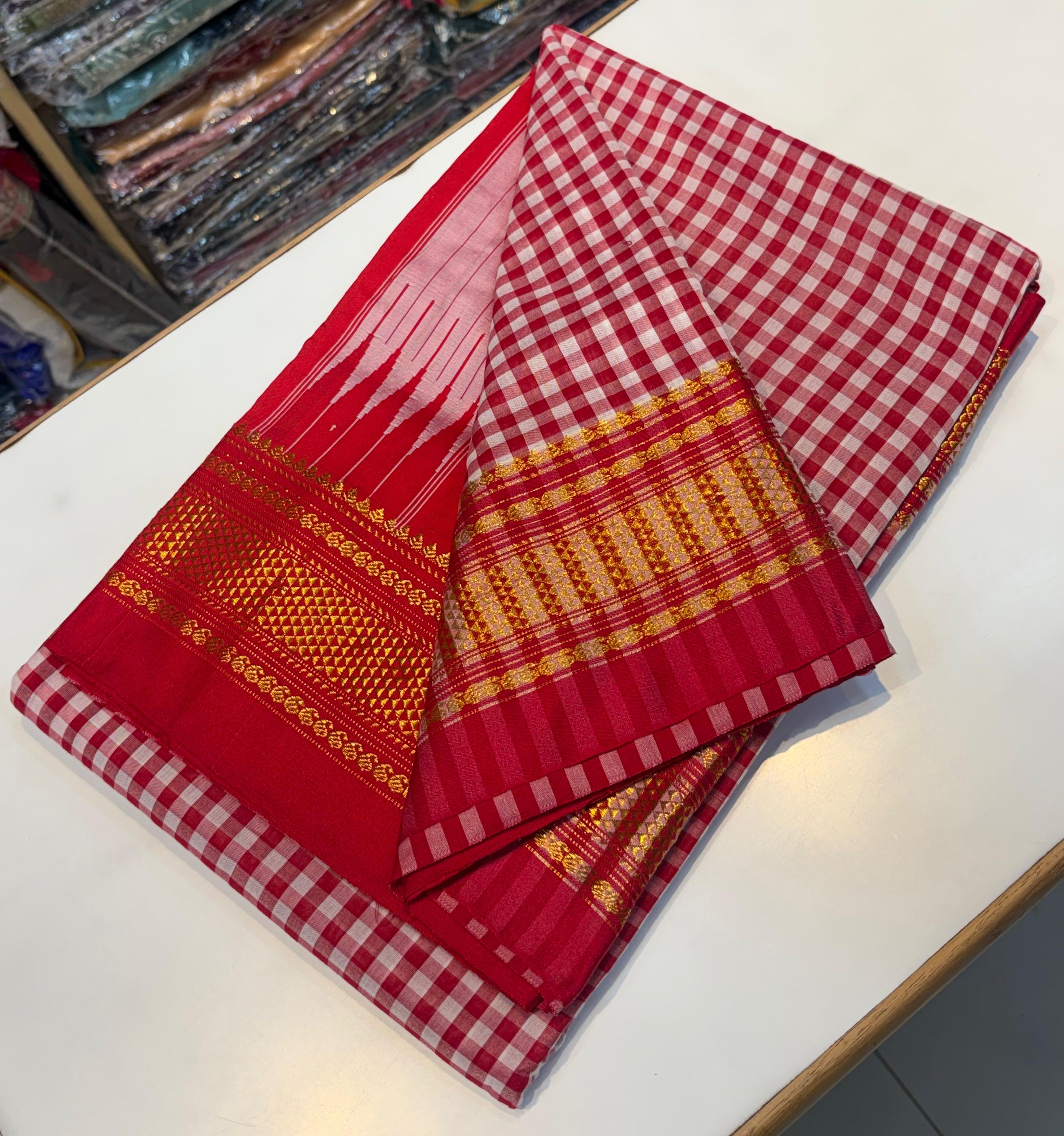 IRKAL CHECKS SAREE PC-1571