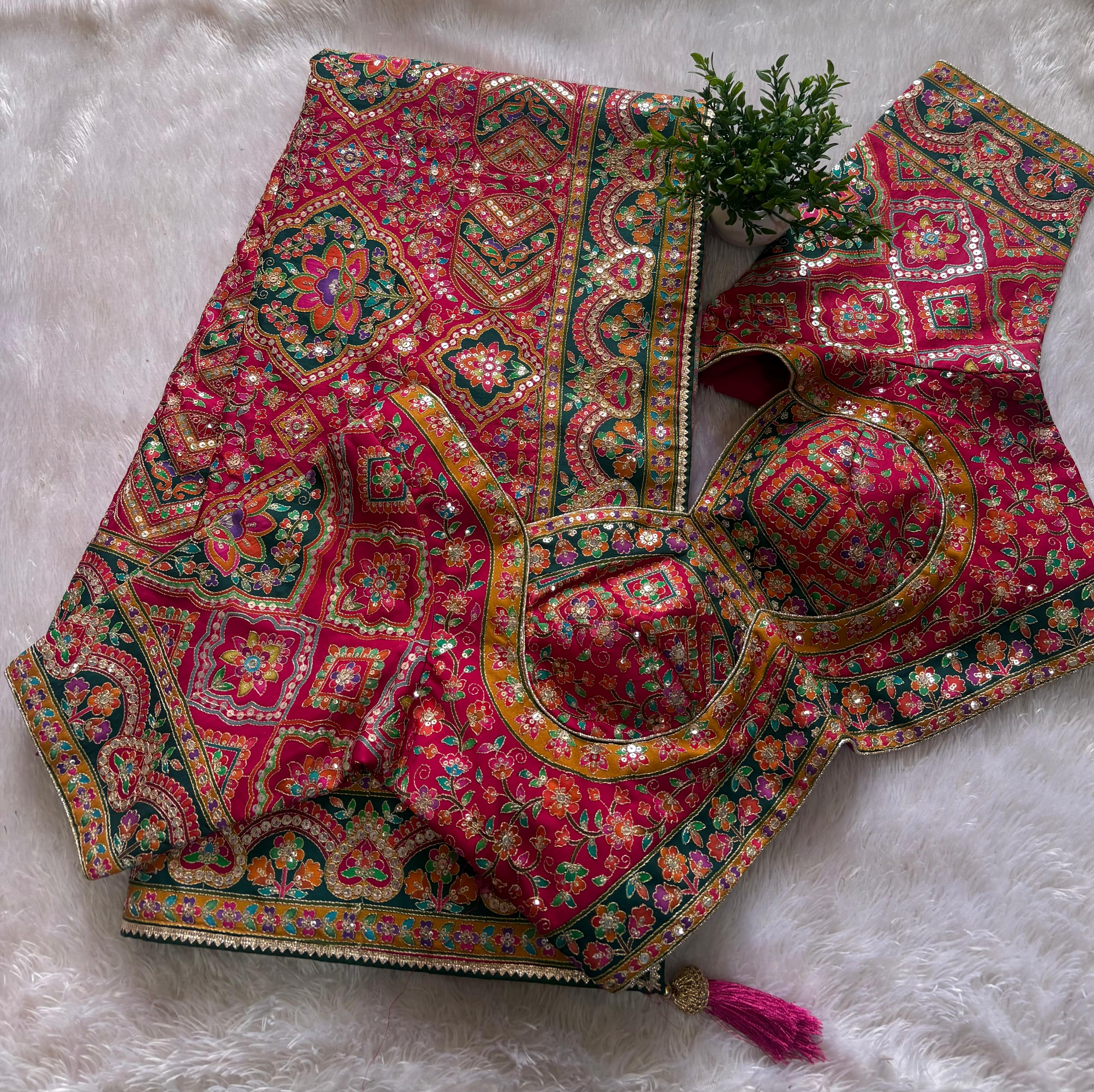 Multicolour viral saree- PC 103