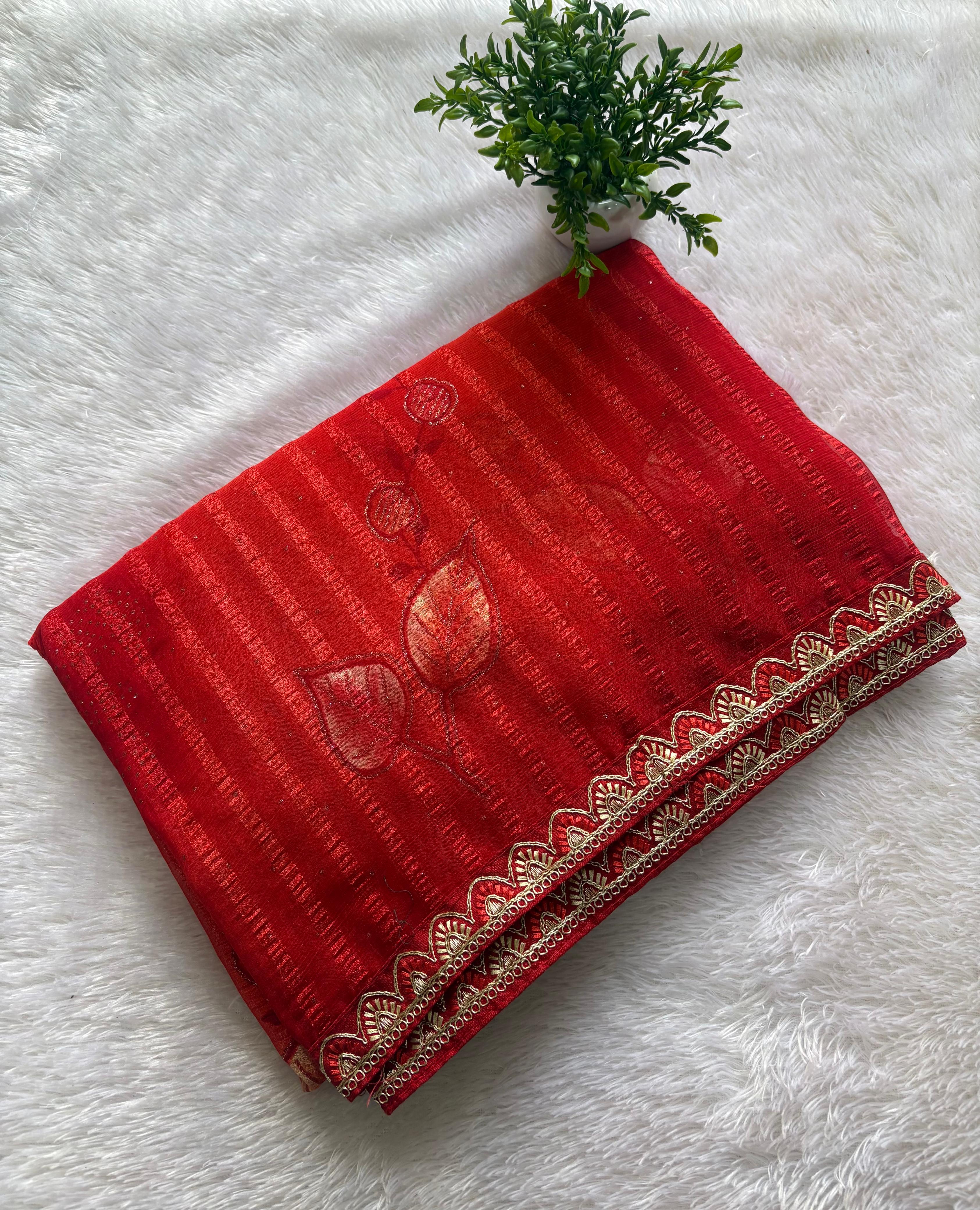 Printed saree