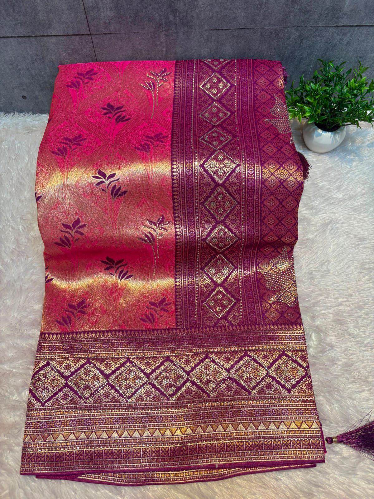 LEAF KANJIVARAM SAREE PC-1405