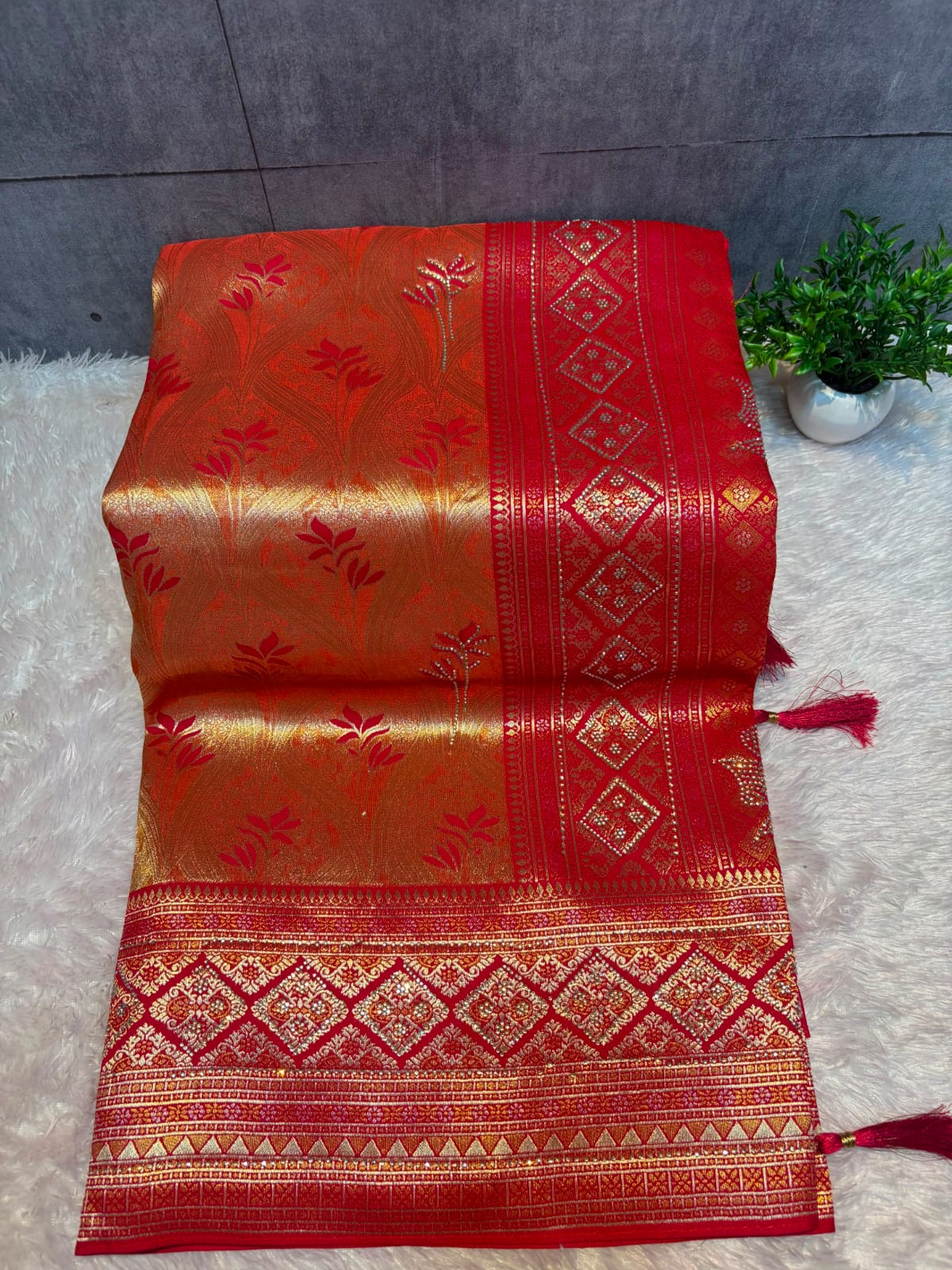 LEAF KANJIVARAM SAREE PC-1405