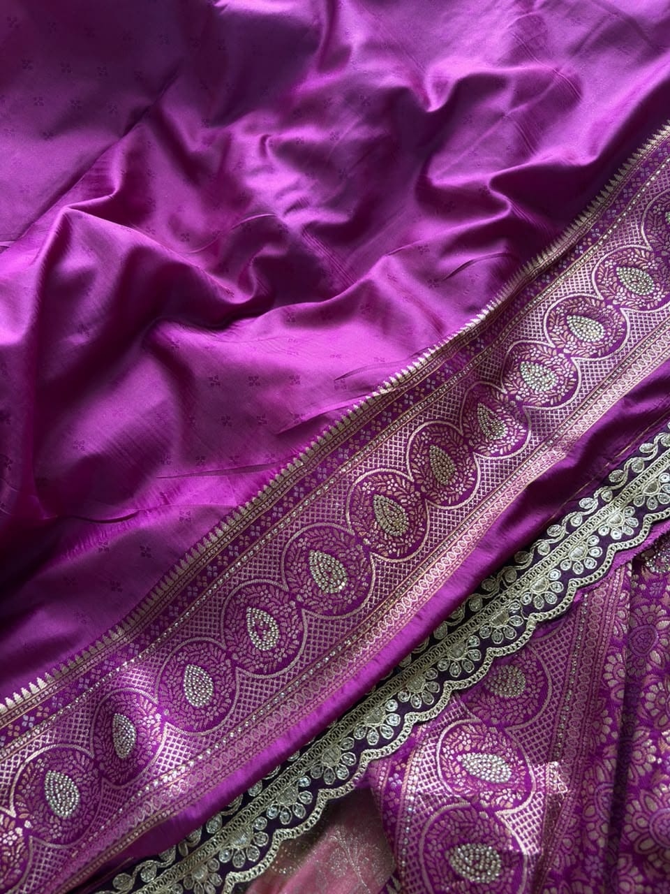 KANJIVARAM SAREE WITH LACE BORDER PC-1419