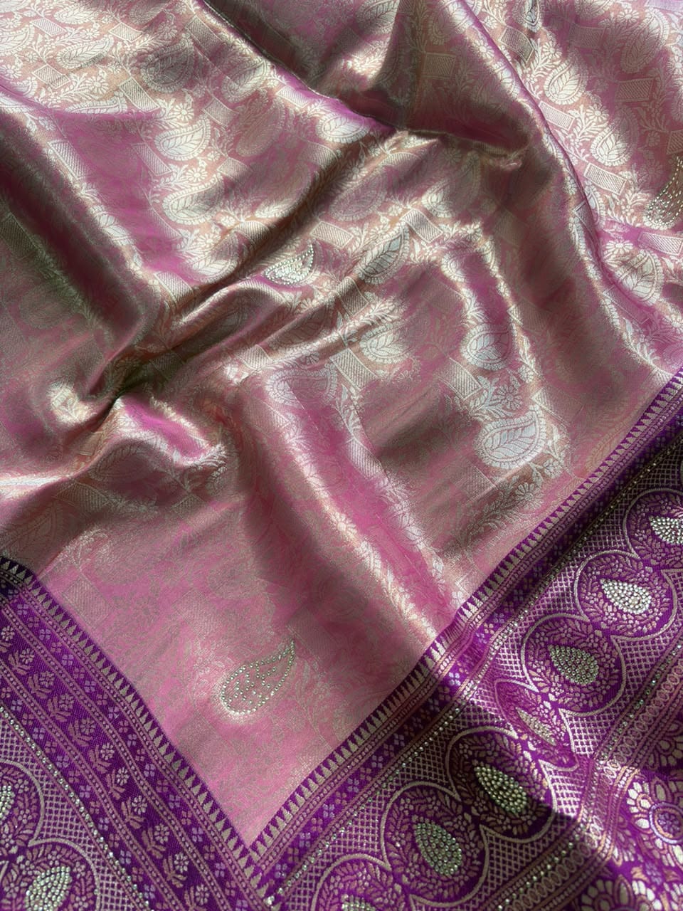 KANJIVARAM SAREE WITH LACE BORDER PC-1419