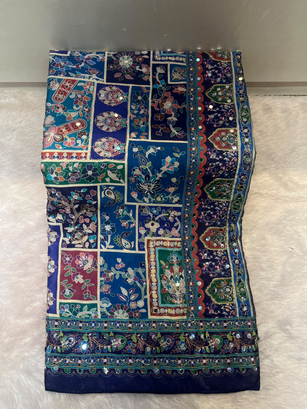 INSATGRAM VIRAL POSITION PRINT SAREE PC-1464