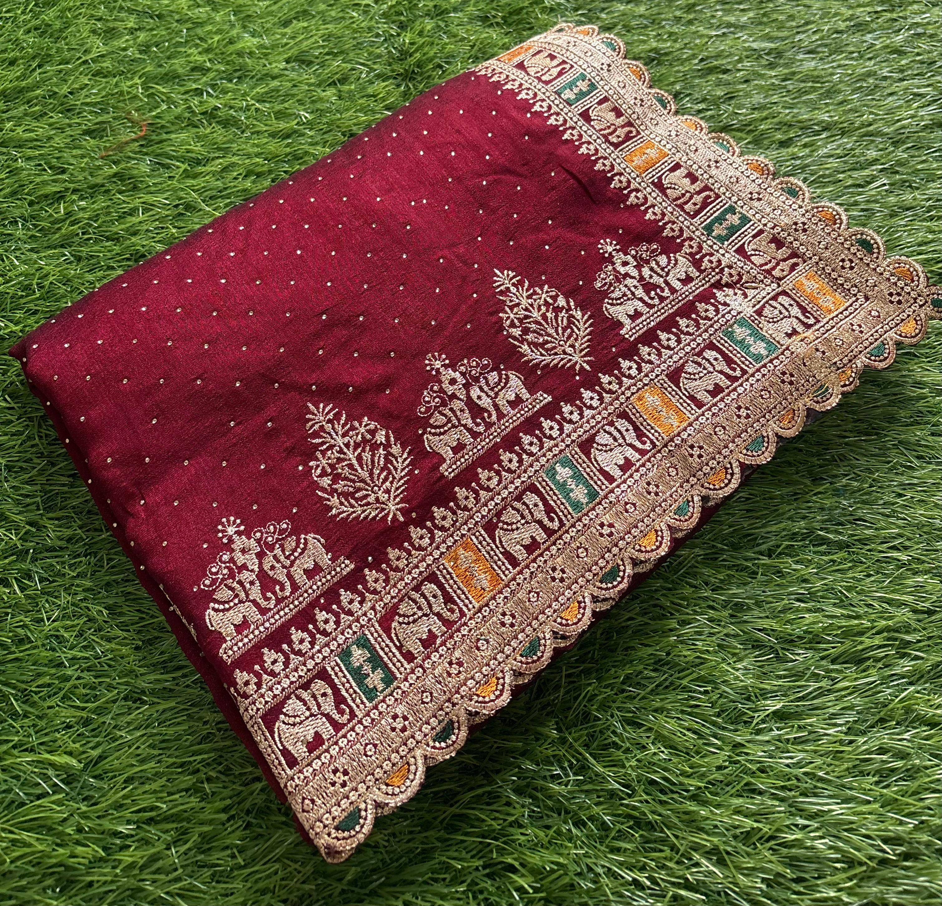 ELEPHANT DESIGNER SAREE PC-472