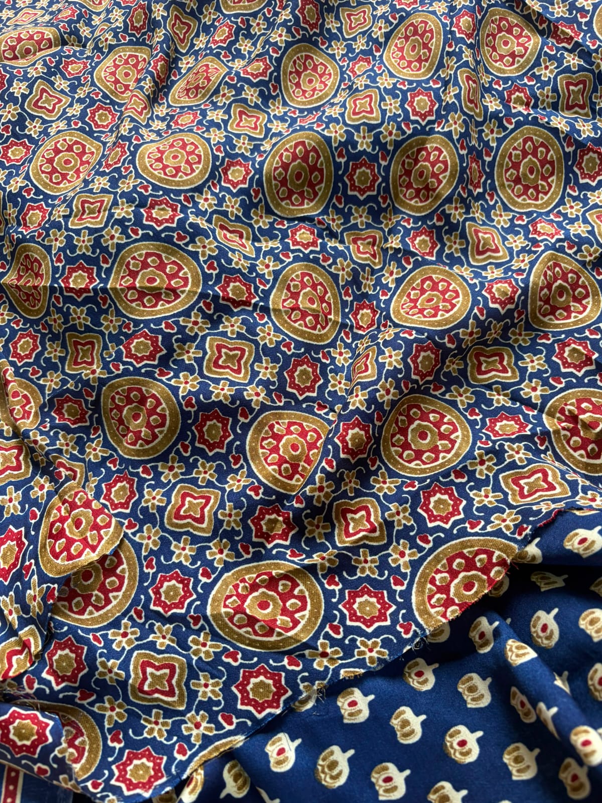 MIRROR AJRAKH SAREE PC-1469
