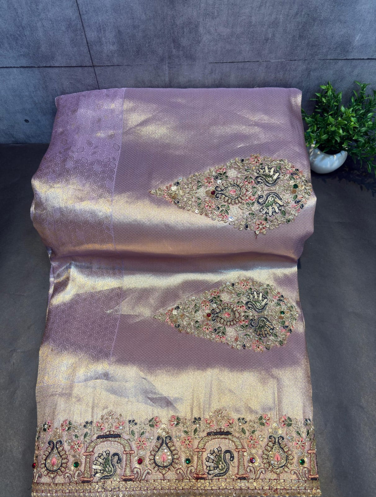 HEAVT PALLU DESIGNER SAREE PC-5555