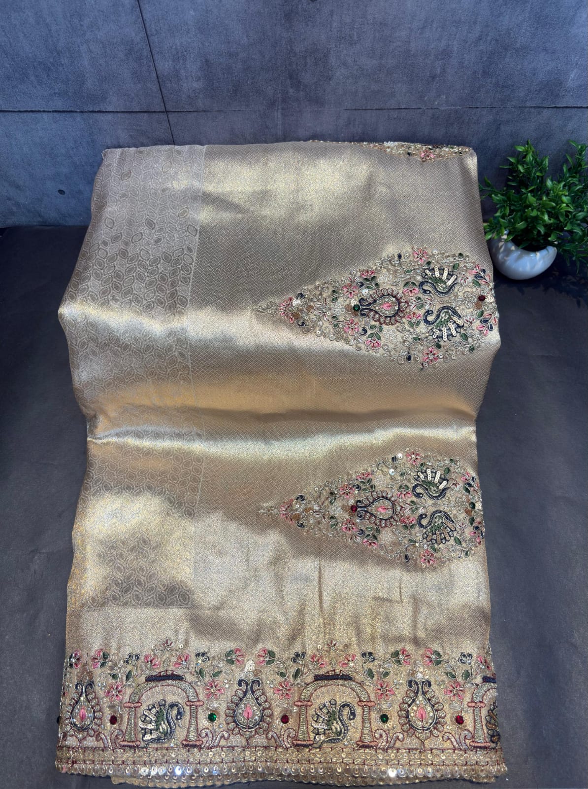 HEAVT PALLU DESIGNER SAREE PC-5555