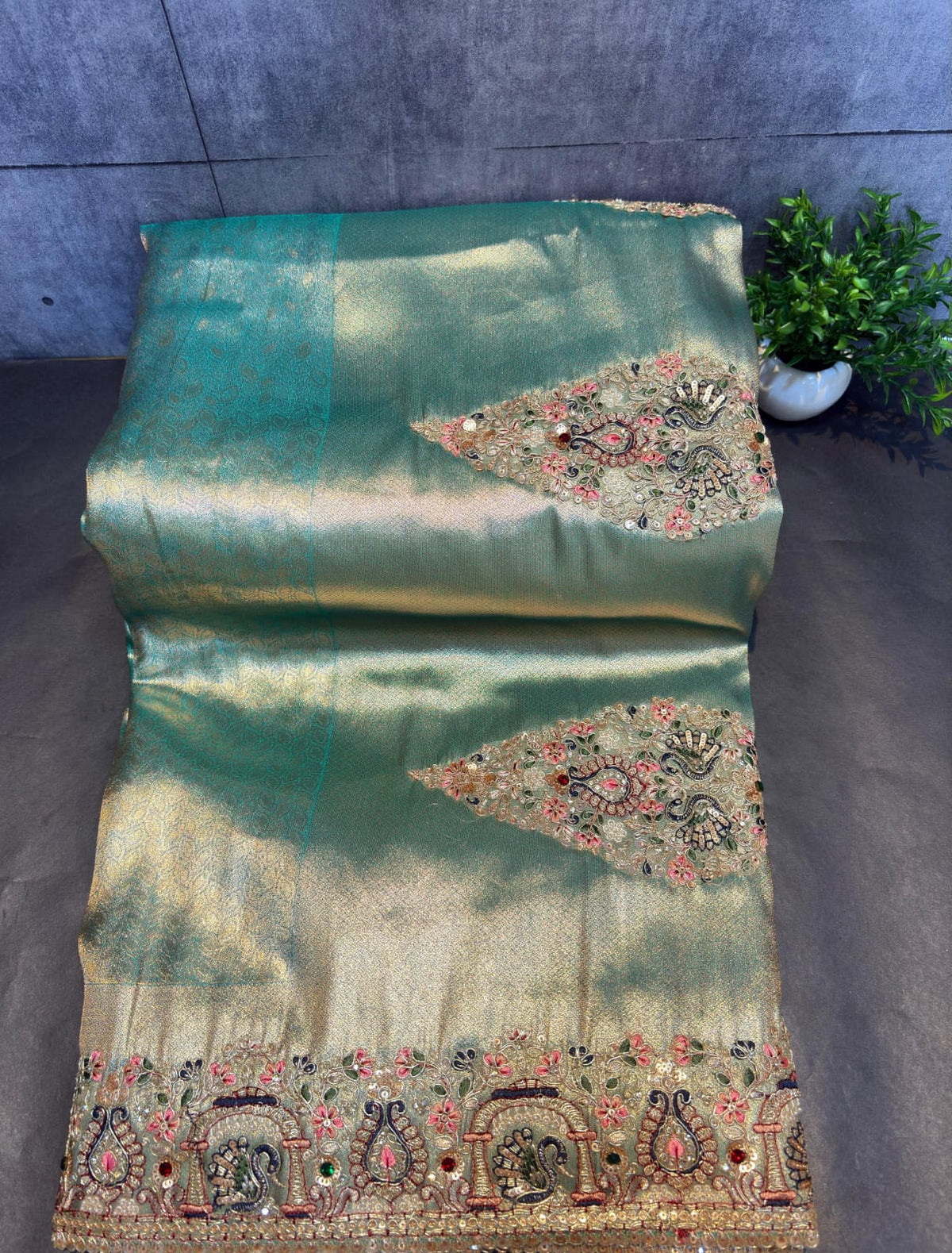 HEAVT PALLU DESIGNER SAREE PC-5555