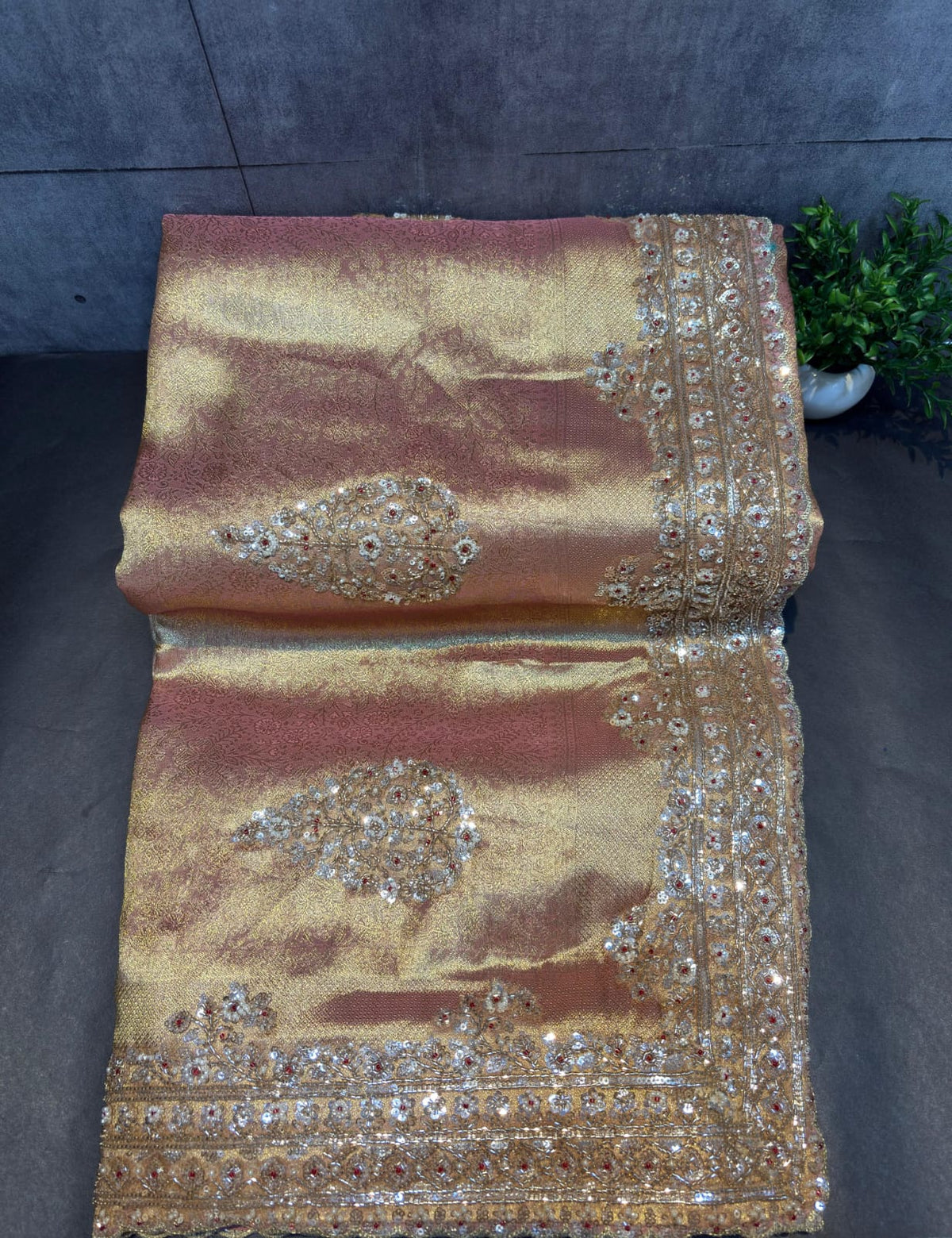 HEAVY BORDER DESIGNER SAREE PC-6666