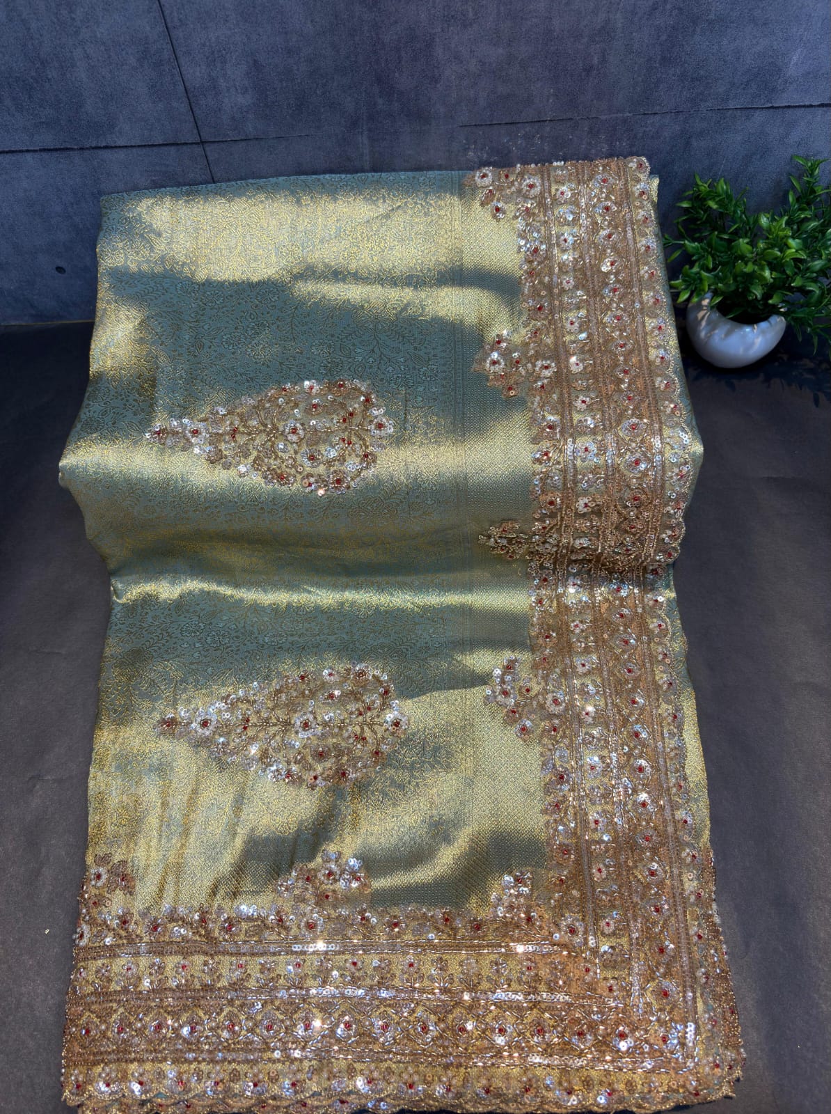 HEAVY BORDER DESIGNER SAREE PC-6666