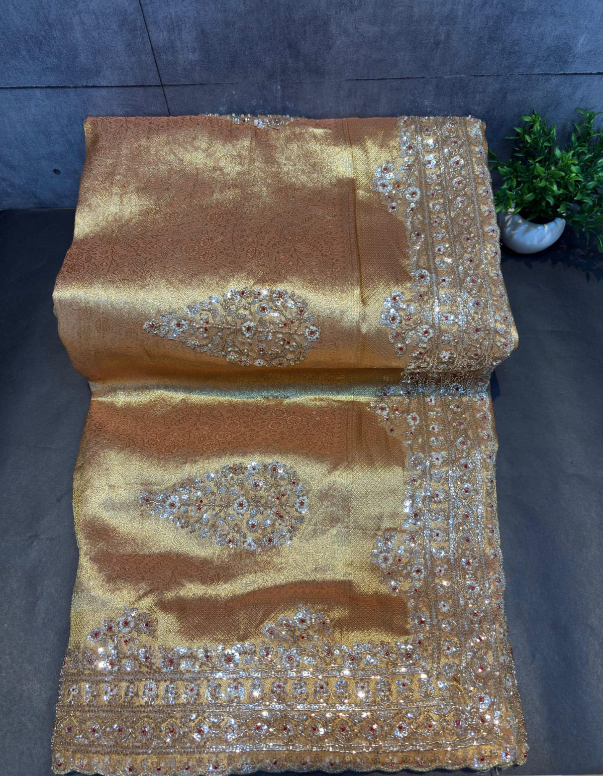 HEAVY BORDER DESIGNER SAREE PC-6666
