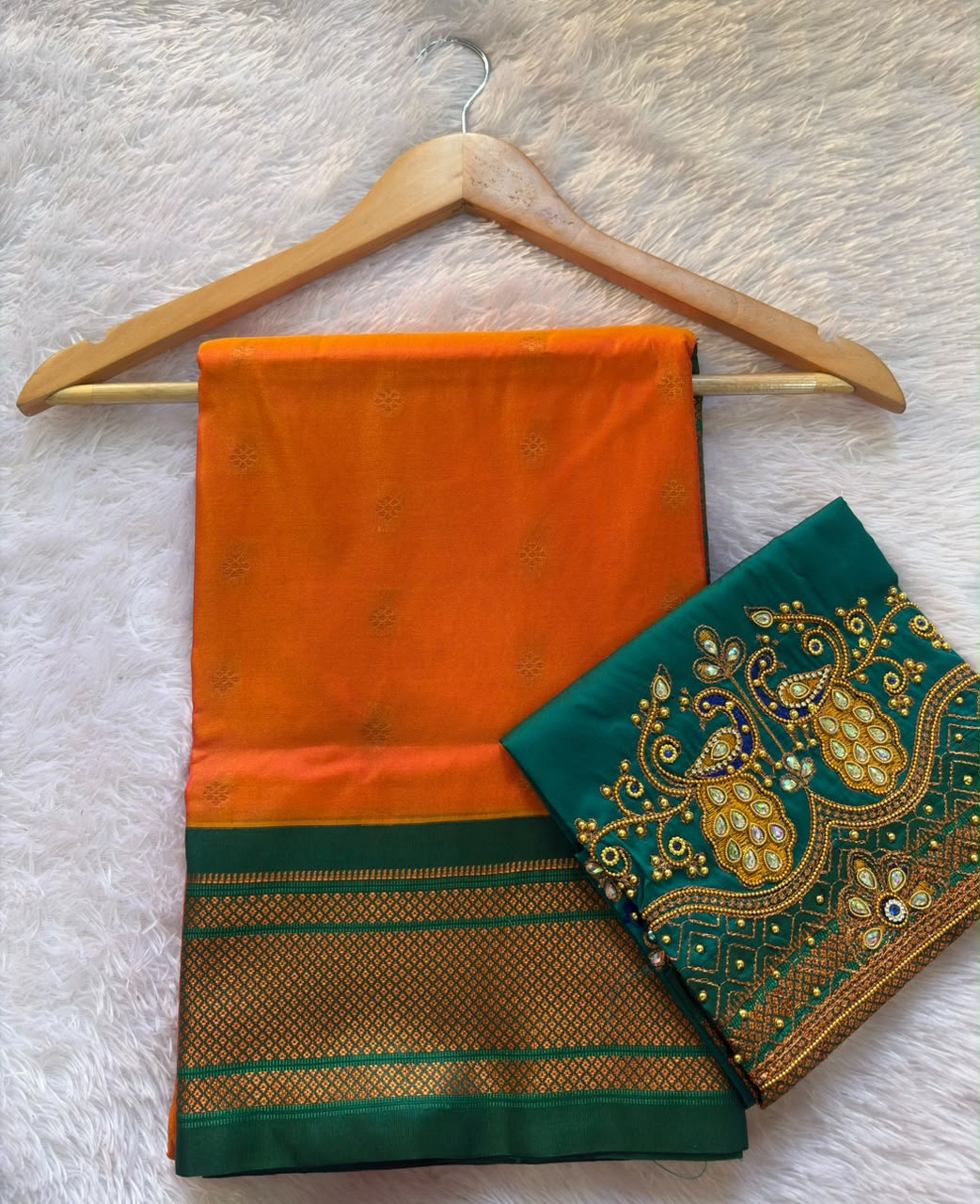 PAITHANI SAREE WITH WORK BLOUSE PC-1677