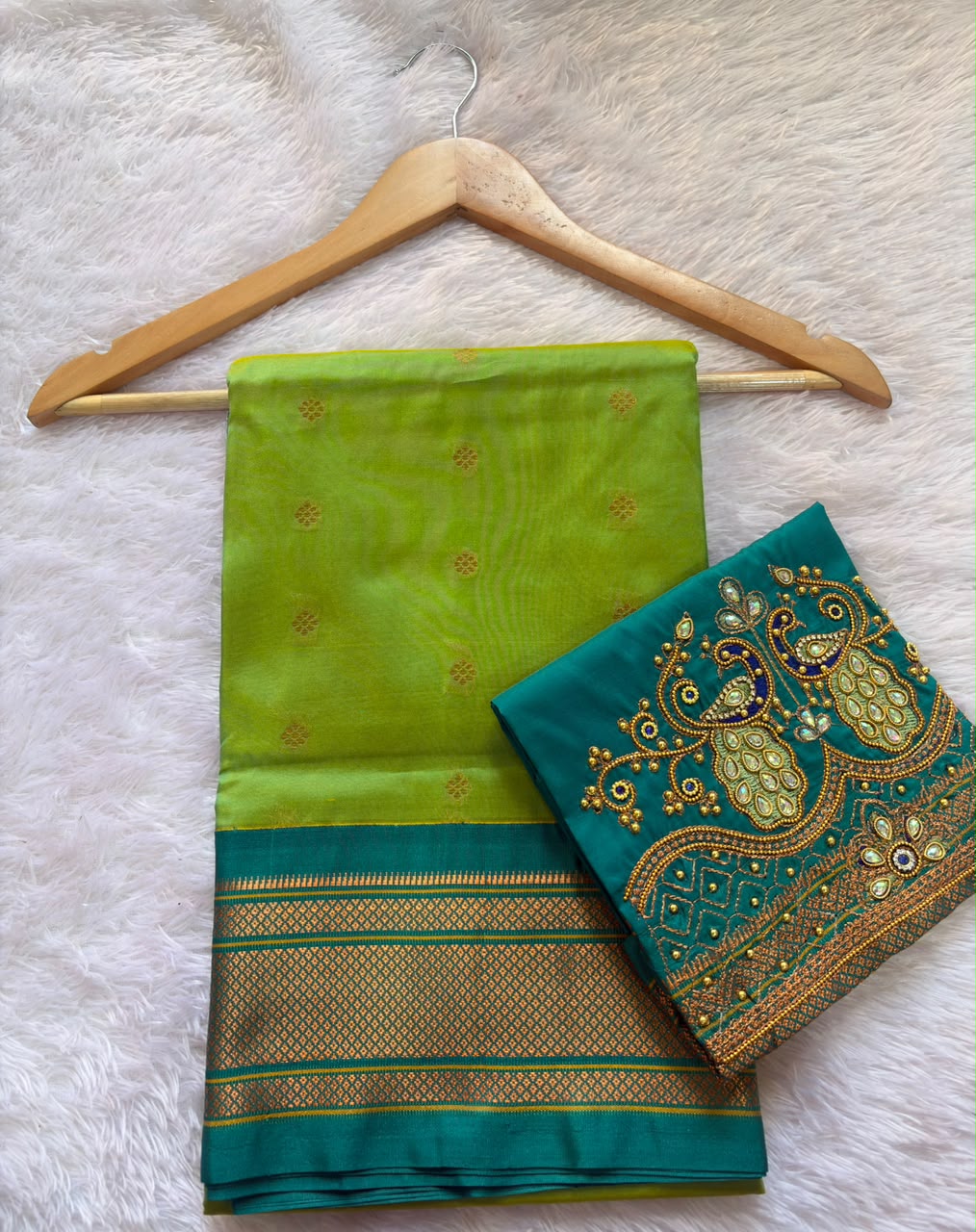 PAITHANI SAREE WITH WORK BLOUSE PC-1677