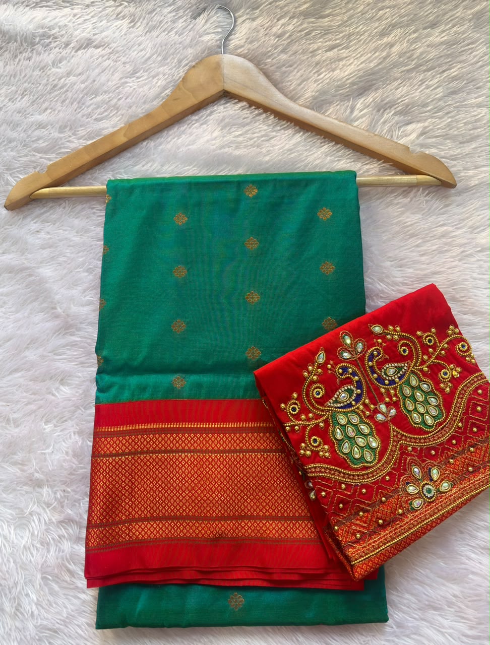 PAITHANI SAREE WITH WORK BLOUSE PC-1677