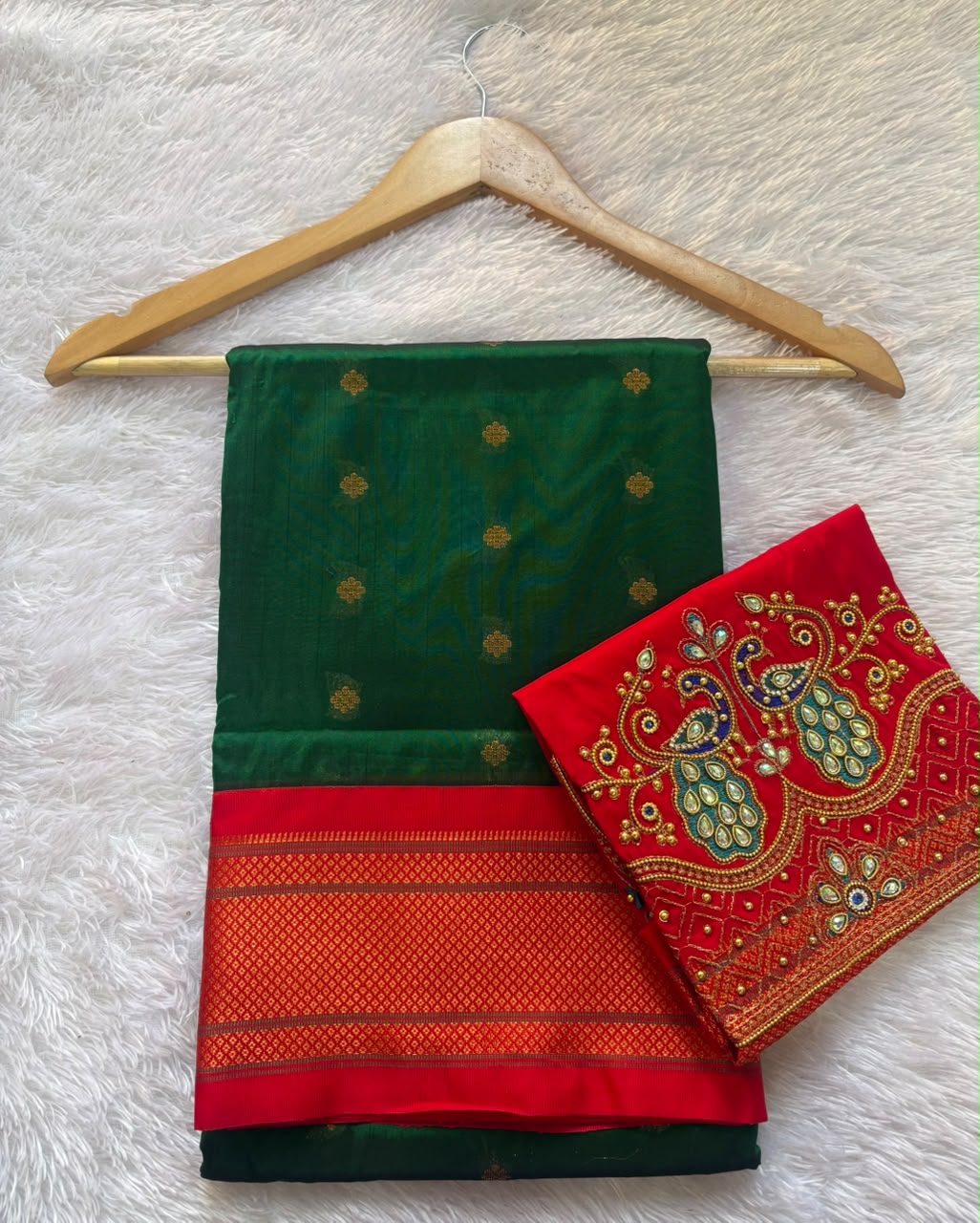 PAITHANI SAREE WITH WORK BLOUSE PC-1677