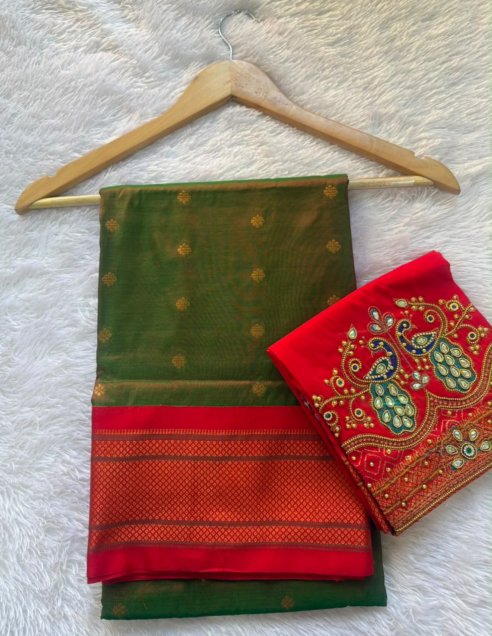 PAITHANI SAREE WITH WORK BLOUSE PC-1677