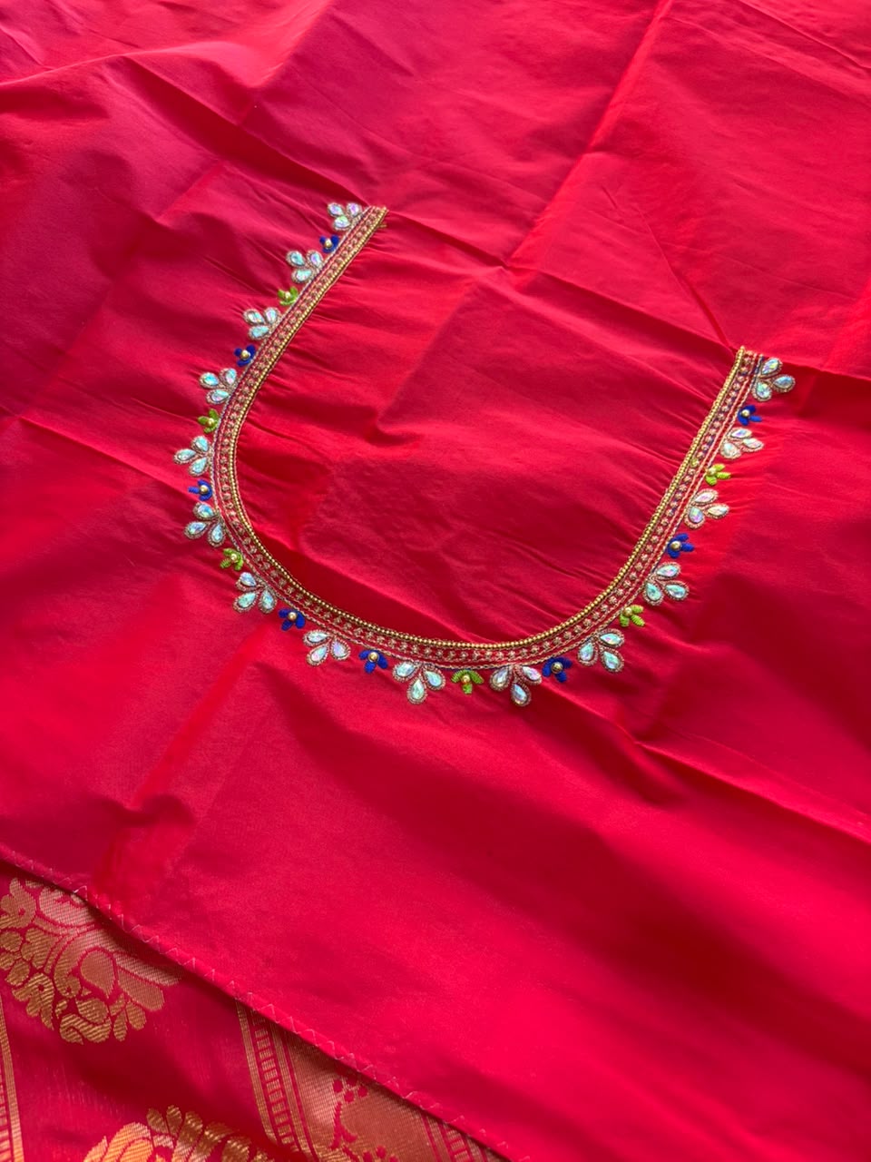 PAITHANI SAREE WITH WORK BLOUSE PC-1677
