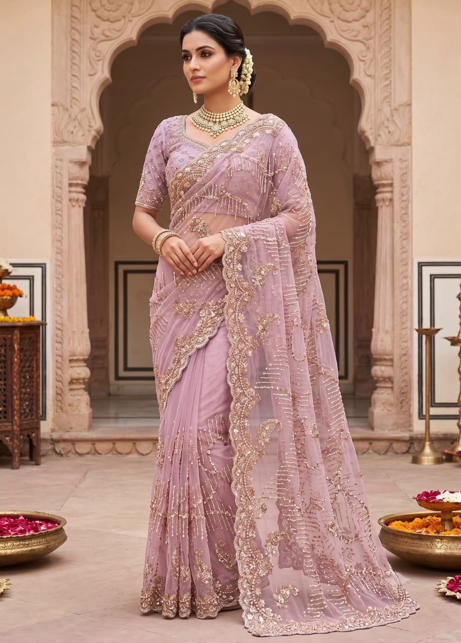 BEADSWORK SAREE