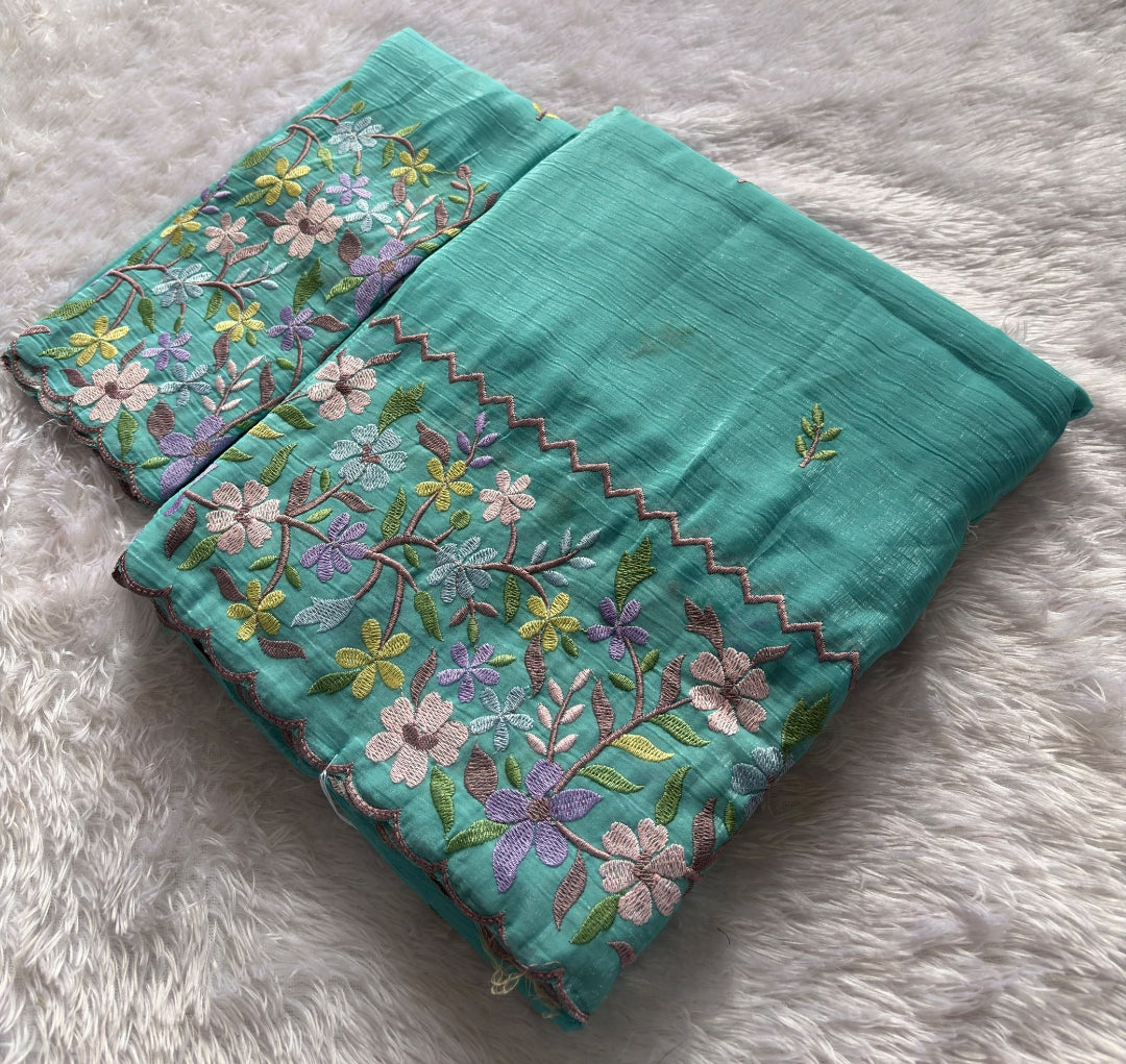 NEW KASHMIRI WORK SAREE