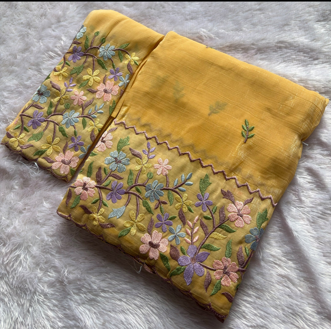 NEW KASHMIRI WORK SAREE