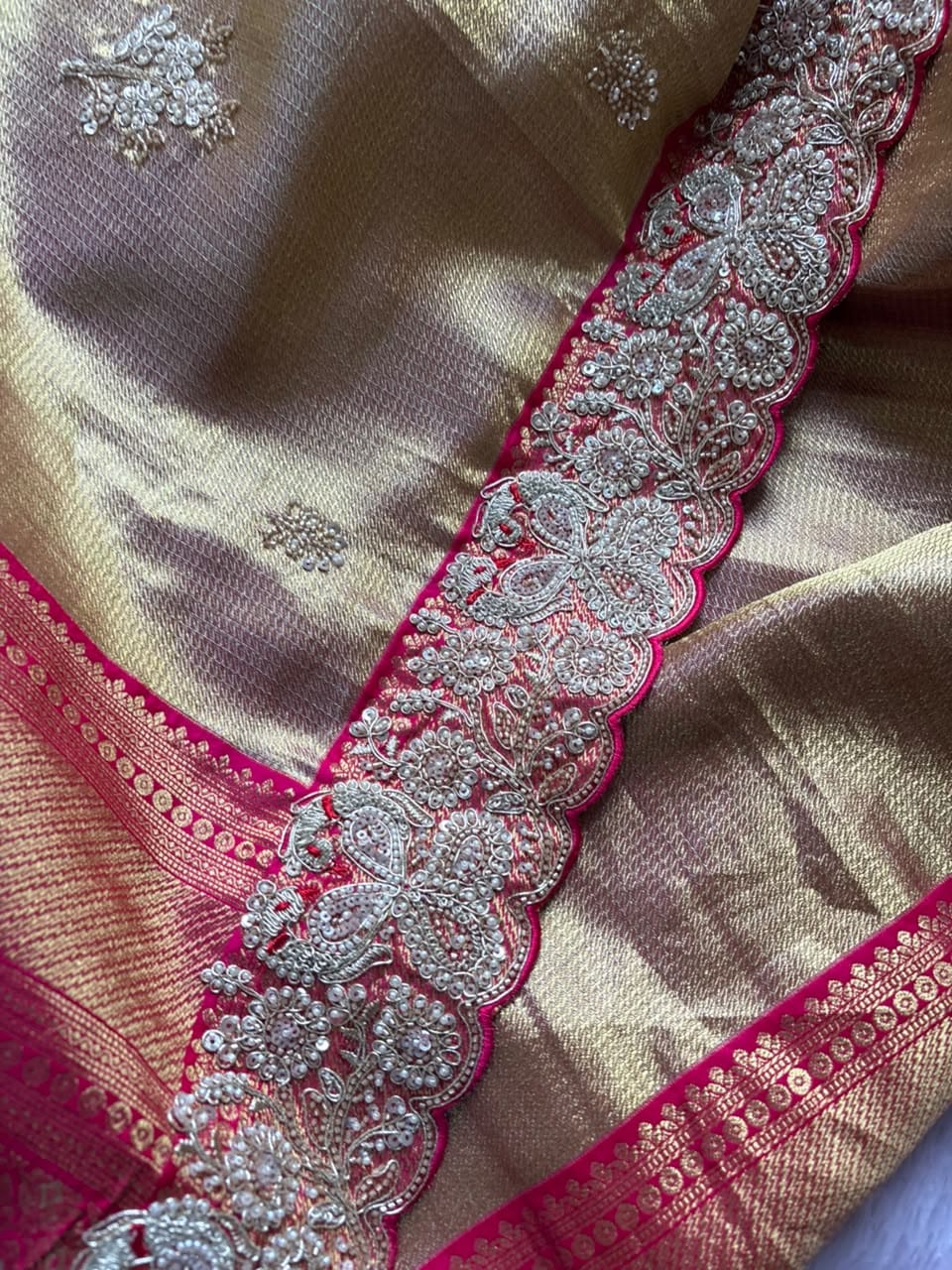 SOUTH GOLDEN KANJIVARAM SAREE PC-4152