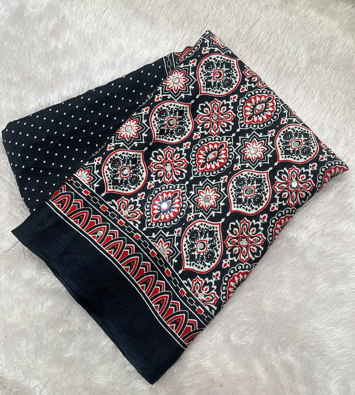 AJRAKH SAREE PC-1672