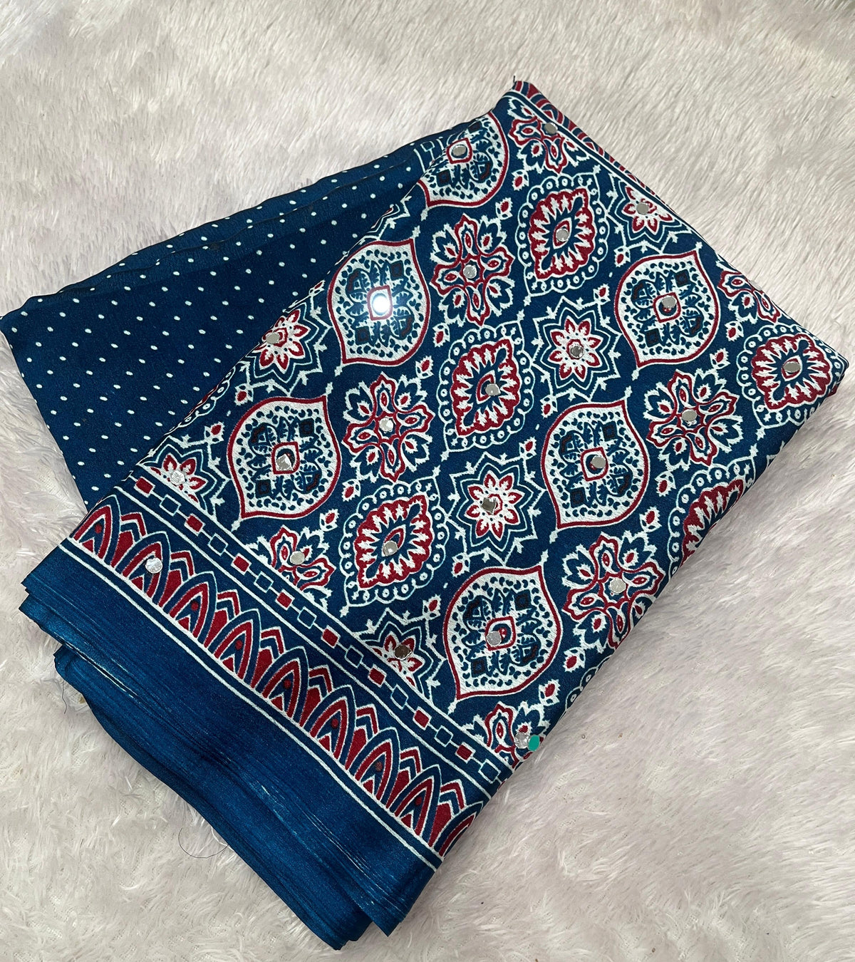 AJRAKH SAREE PC-1672