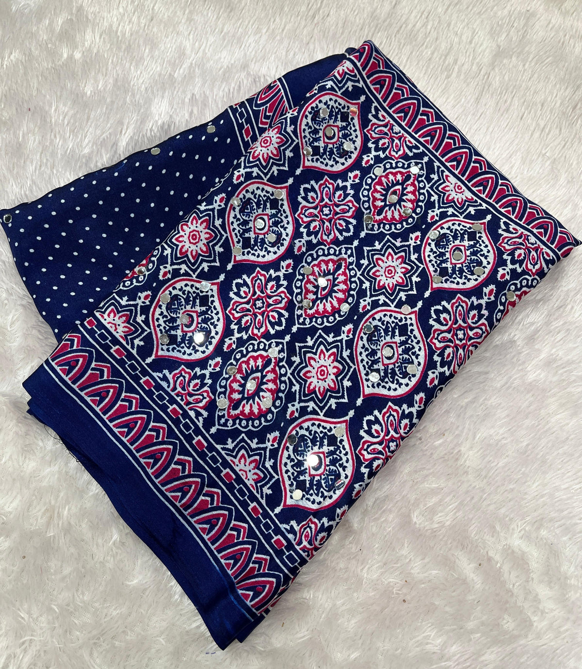 AJRAKH SAREE PC-1672
