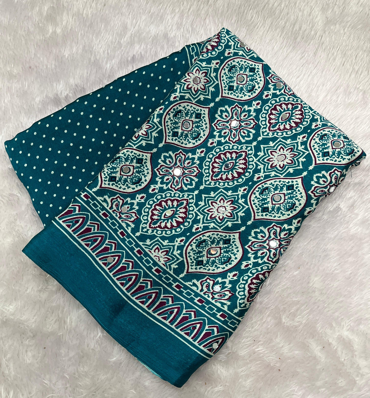 AJRAKH SAREE PC-1672