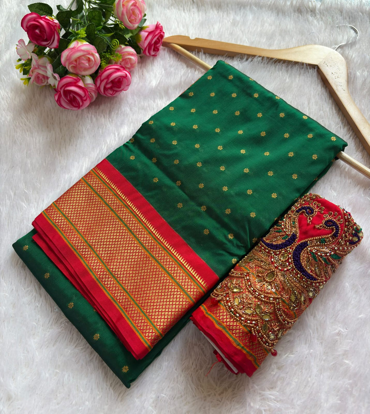 PAITHANI SAREE WITH AARI WORK B LOUSE PC-1701