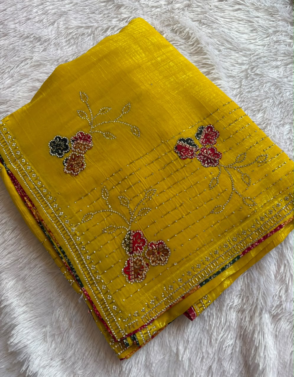 DESIGNER FLORAL SAREE