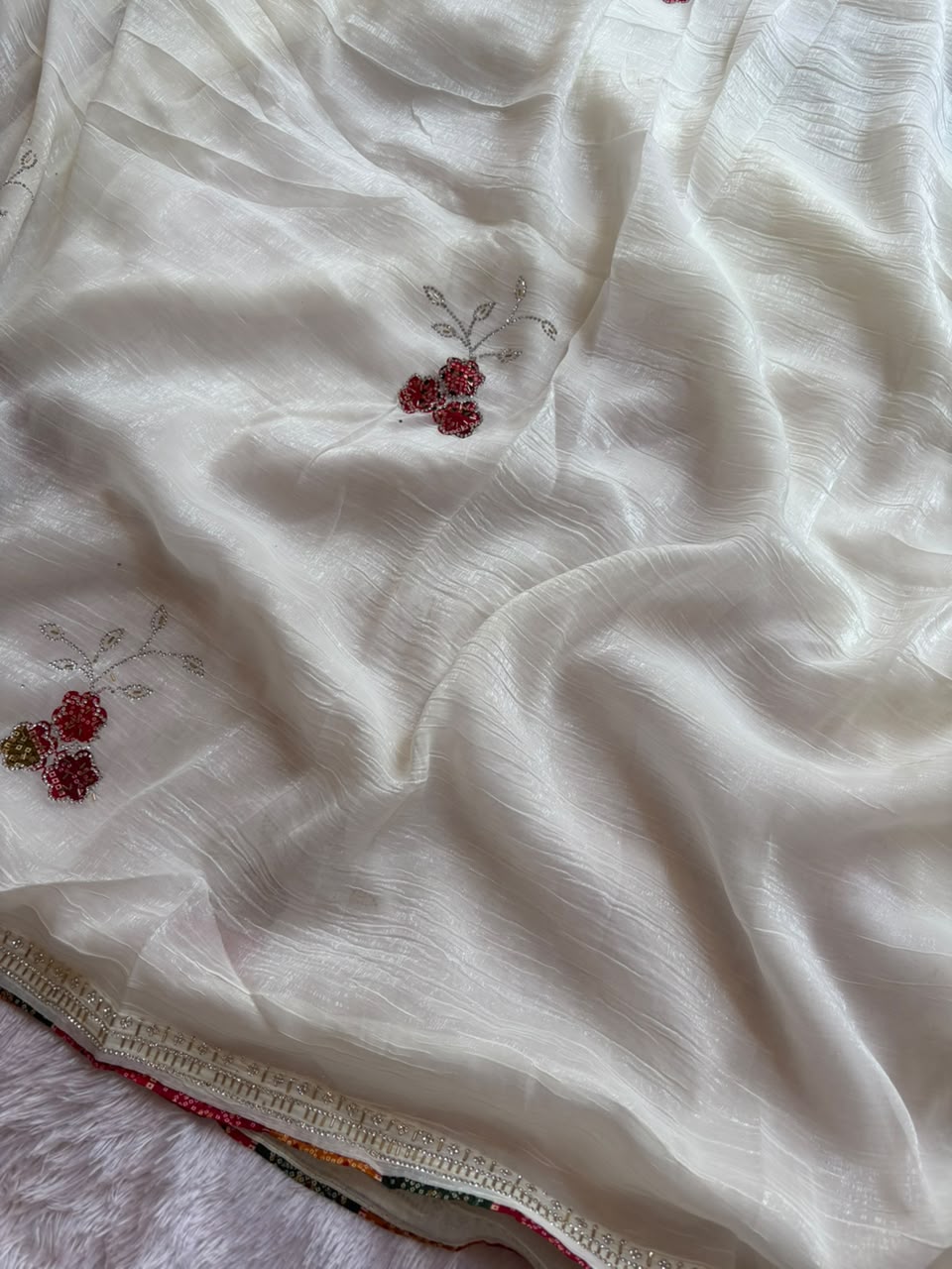 DESIGNER FLORAL SAREE