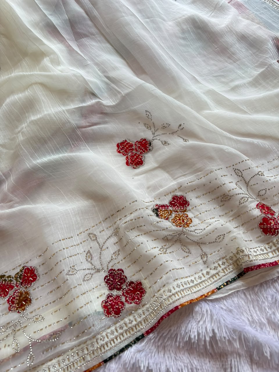 DESIGNER FLORAL SAREE