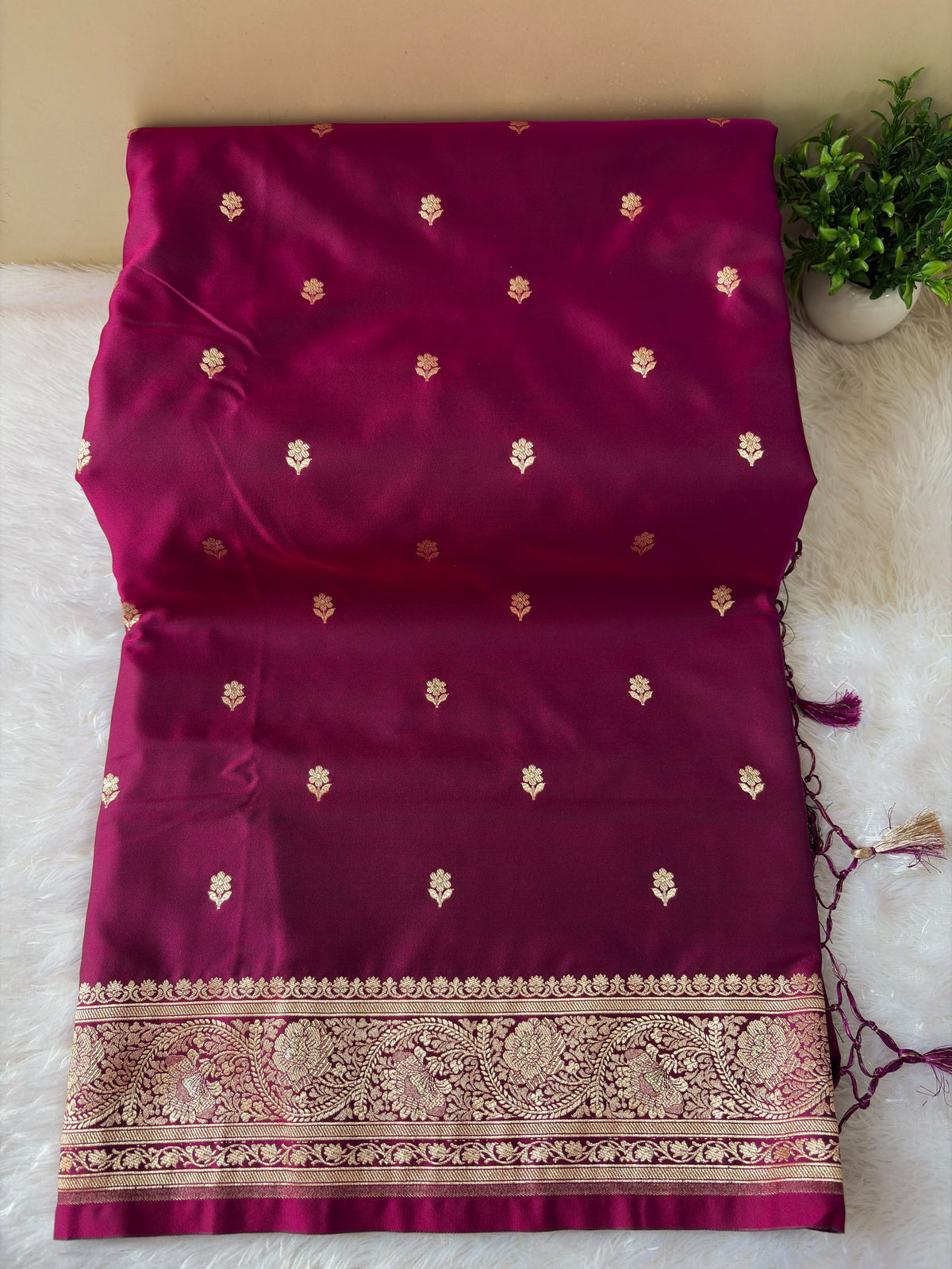 MUSHROOM SILK SAREE