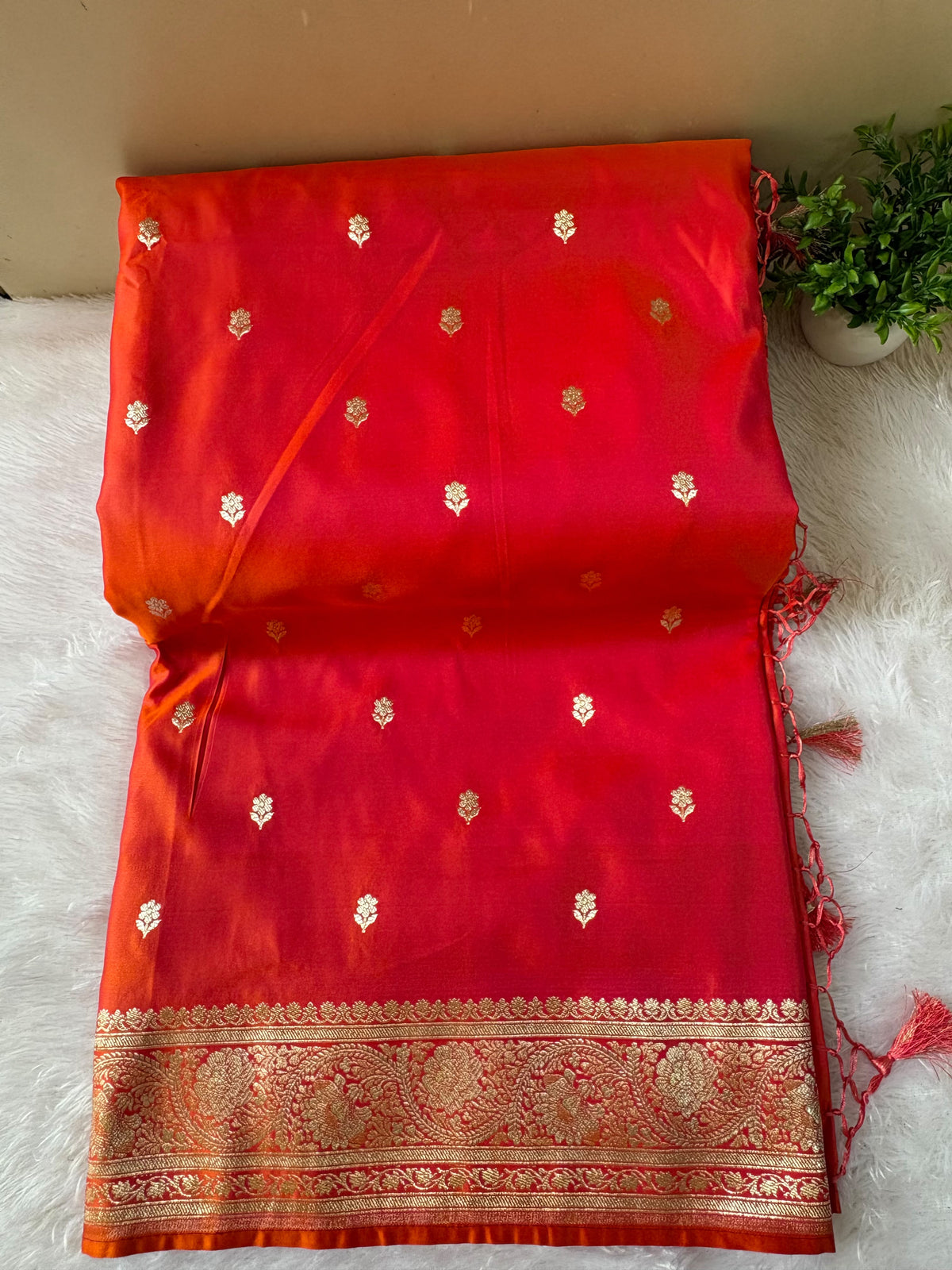 MUSHROOM SILK SAREE
