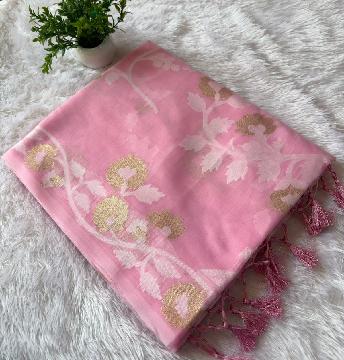 TISSUE JAAL SAREE