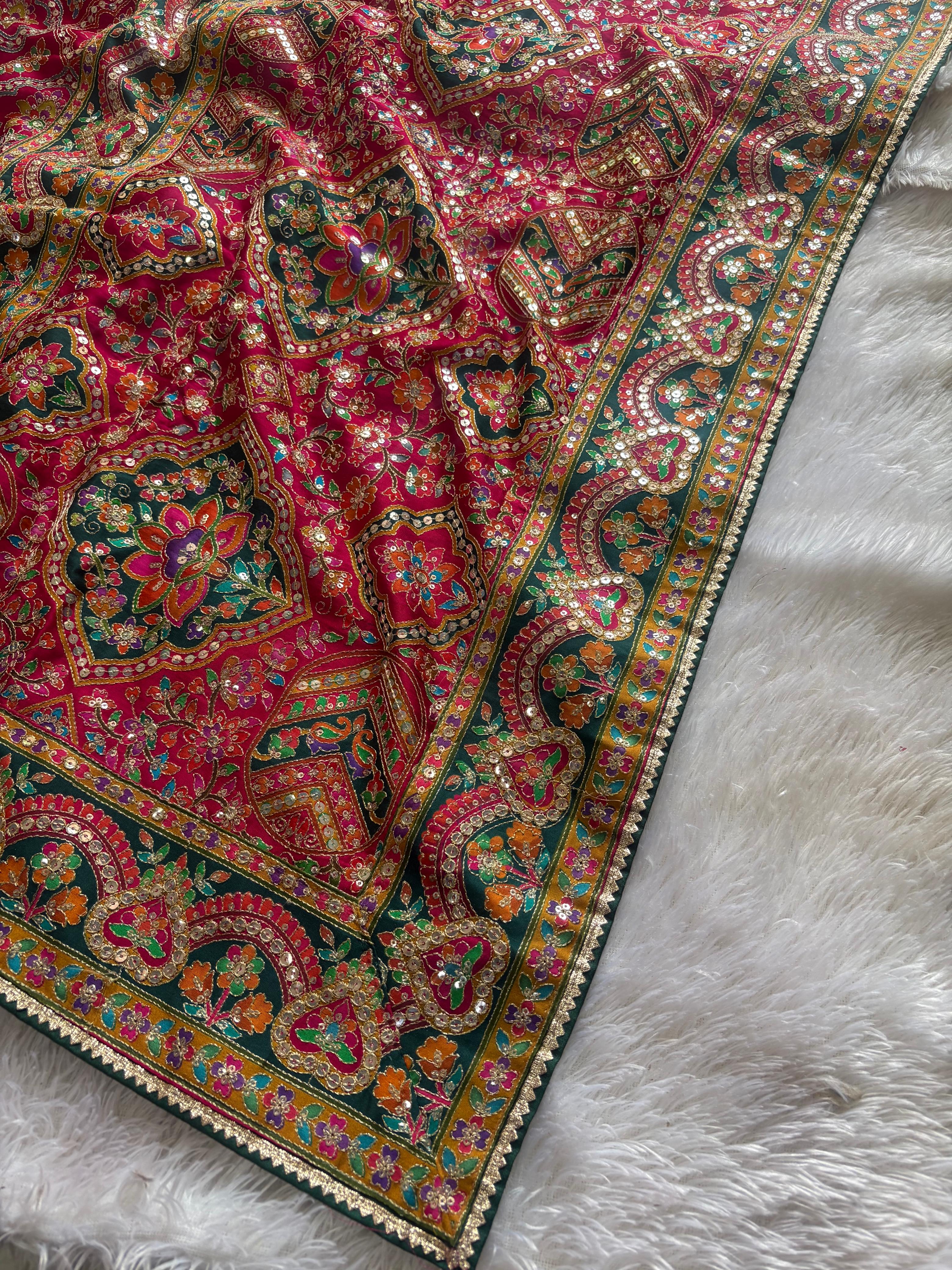 Multicolour viral saree- PC 103